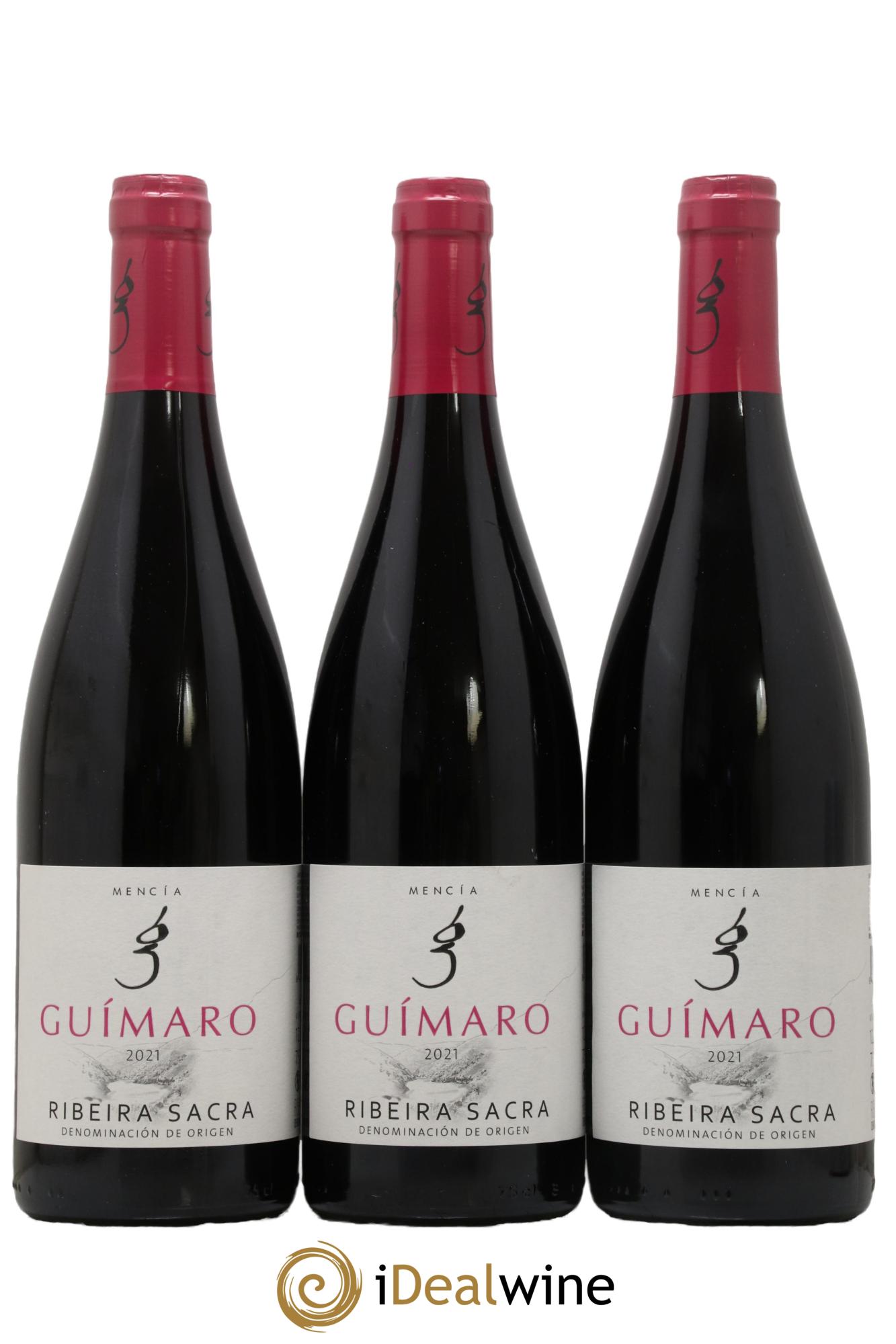 Espagne Guimaro Ribeira Sacra Mencia 2021 - Lot de 3 bouteilles - 0