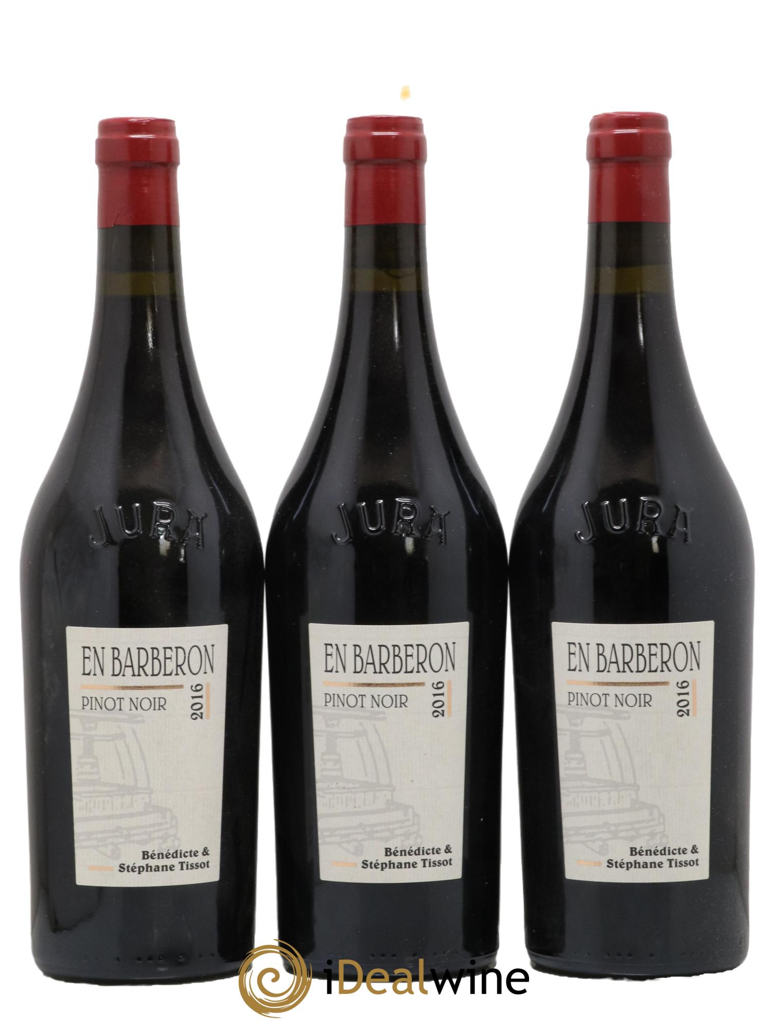 Côtes du Jura En Barberon Bénédicte et Stéphane Tissot 2016 - Lot de 3 bouteilles - 0