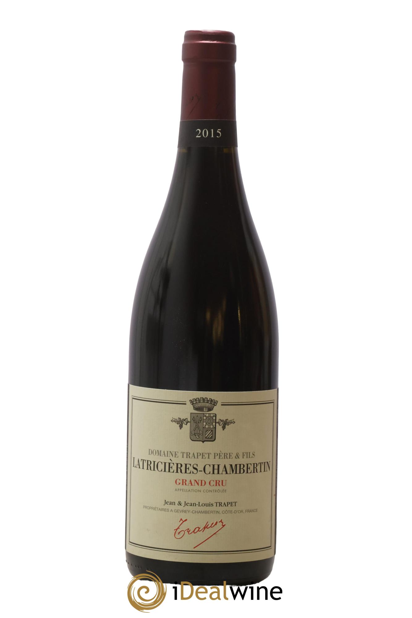 Latricières-Chambertin Grand Cru Domaine Trapet 2 app 2015 - Lot de 1 bouteille - 0
