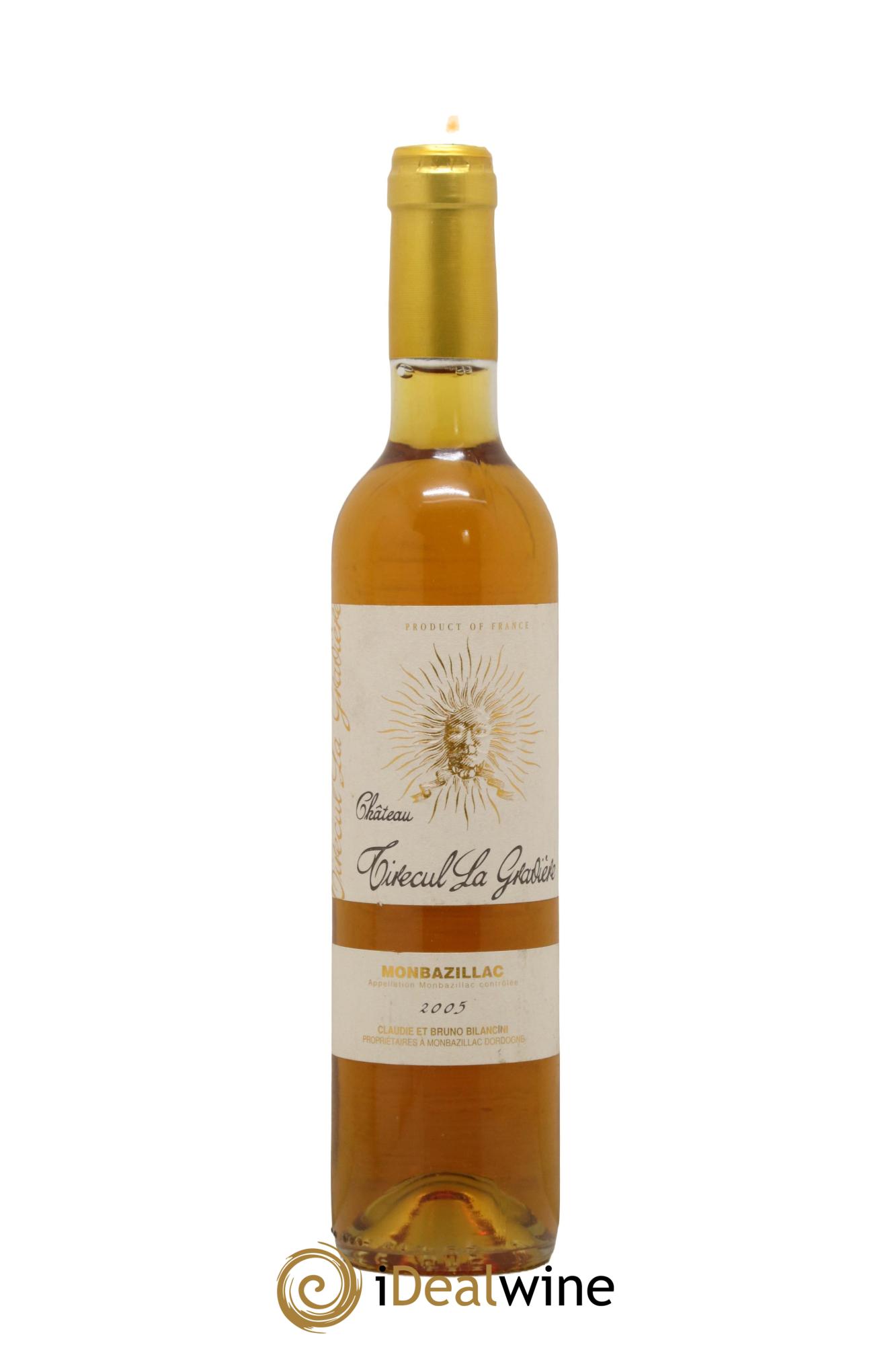 Monbazillac Château Tirecul La Gravière Bruno et Claudie Bilancini 2005 - Lot de 1 format 50cl - 0