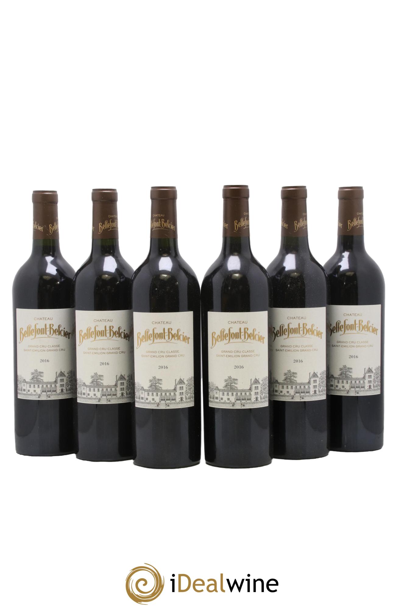 Château Bellefont-Belcier Grand Cru Classé 2016 - Lotto di 6 bottiglie - 0