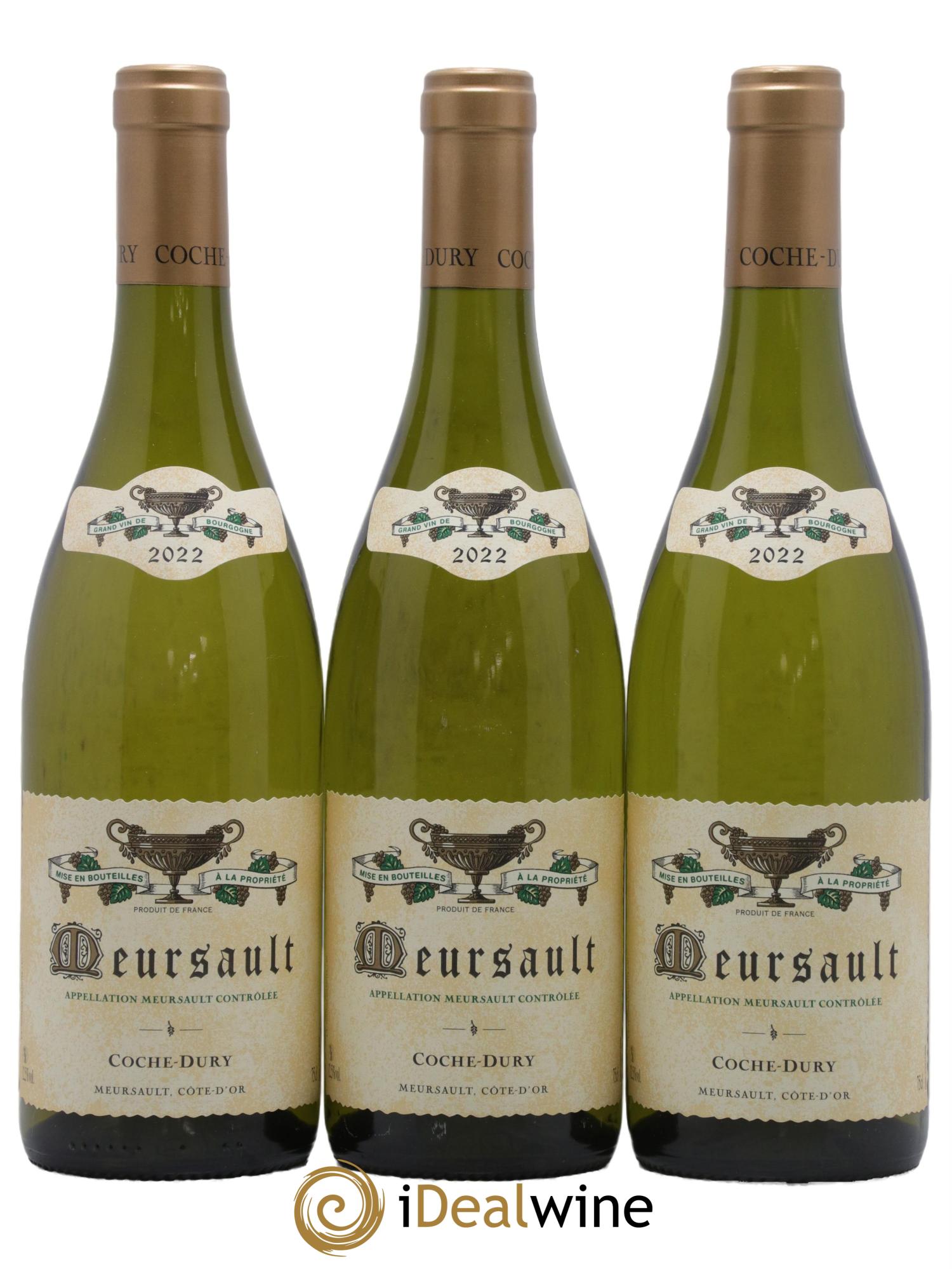 Meursault Coche Dury (Domaine) 2022 - Lot de 3 bouteilles - 0