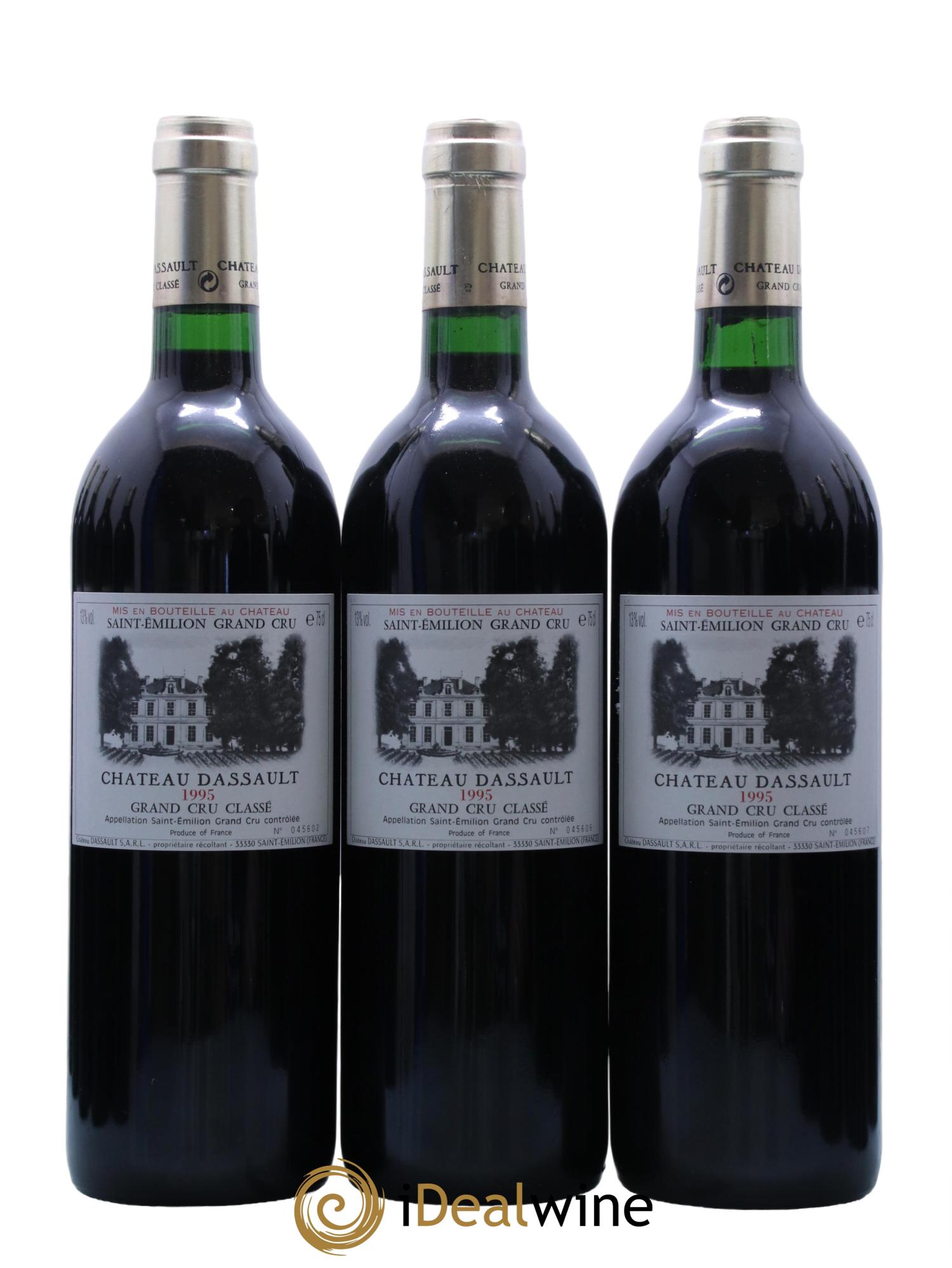 Château Dassault Grand Cru Classé 1995 - Lot de 12 bouteilles - 1