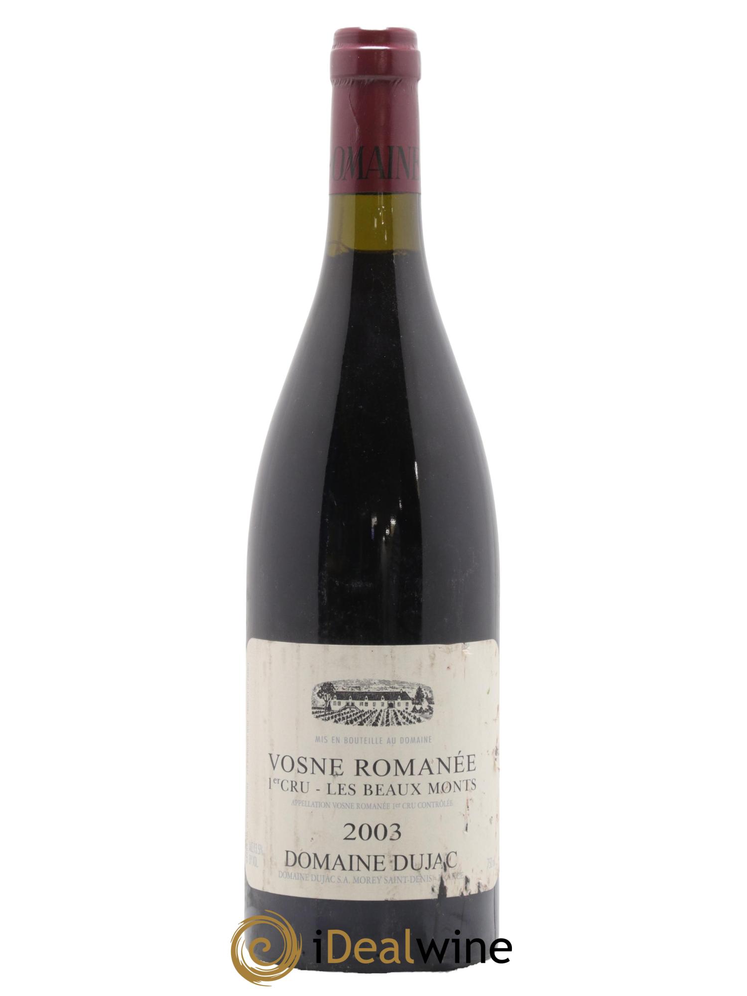 Vosne-Romanée 1er Cru Les Beaux Monts Dujac (Domaine) 2003 - Lot de 1 bouteille - 0