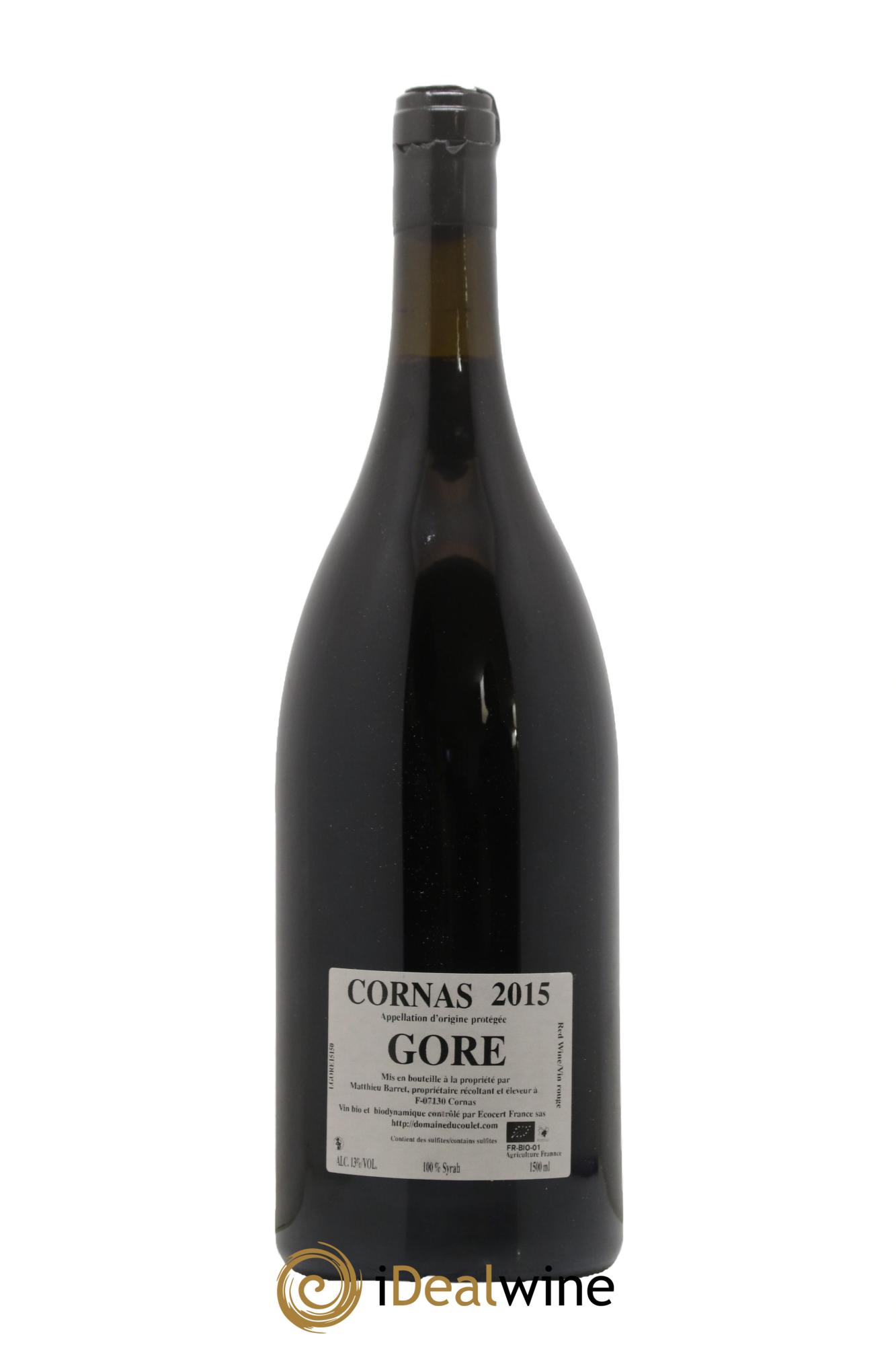 Cornas Gore Coulet (Domaine du) - Matthieu Barret 2015 - Lot de 1 magnum - 1