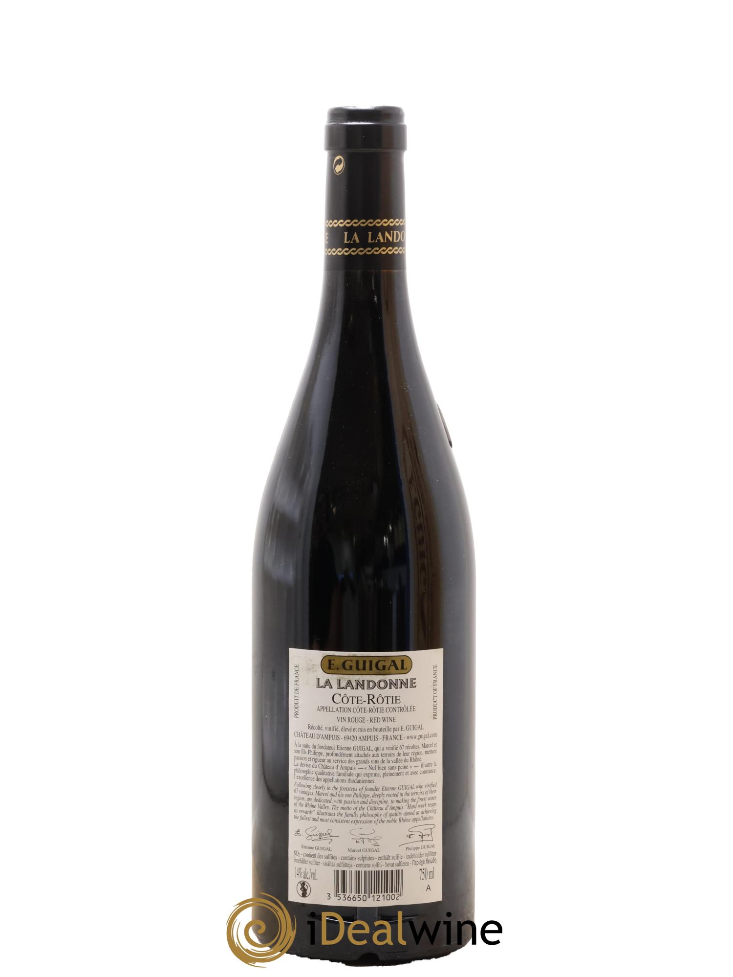 Côte-Rôtie La Landonne Guigal 2017 - Lot of 1 bottle - 2