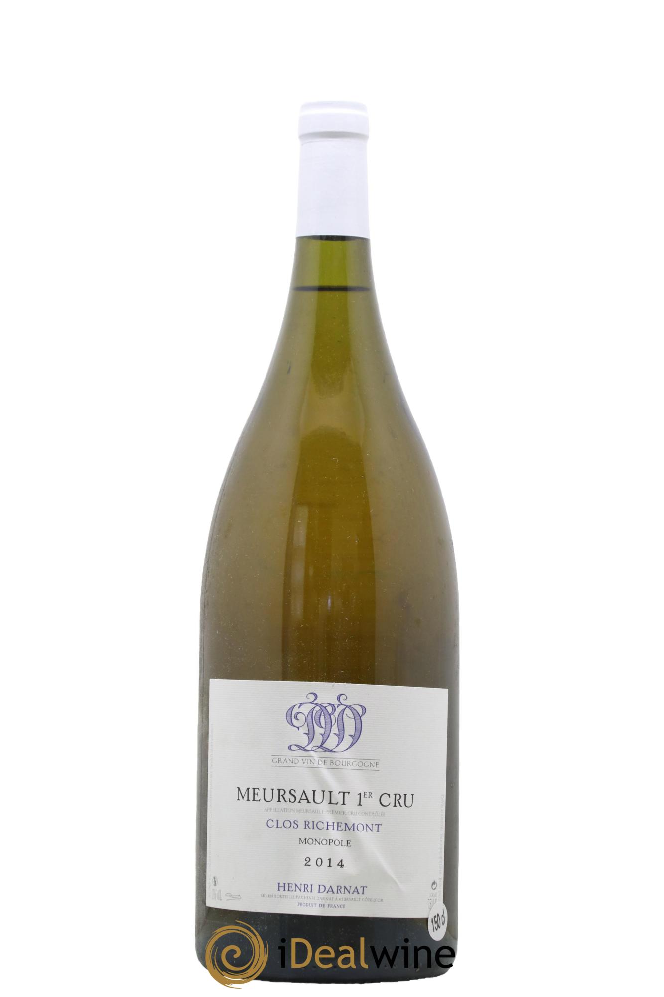 Meursault 1er Cru Clos Richemont Monopole Henri Darnat 2014 - Posten von 1 Magnum - 0