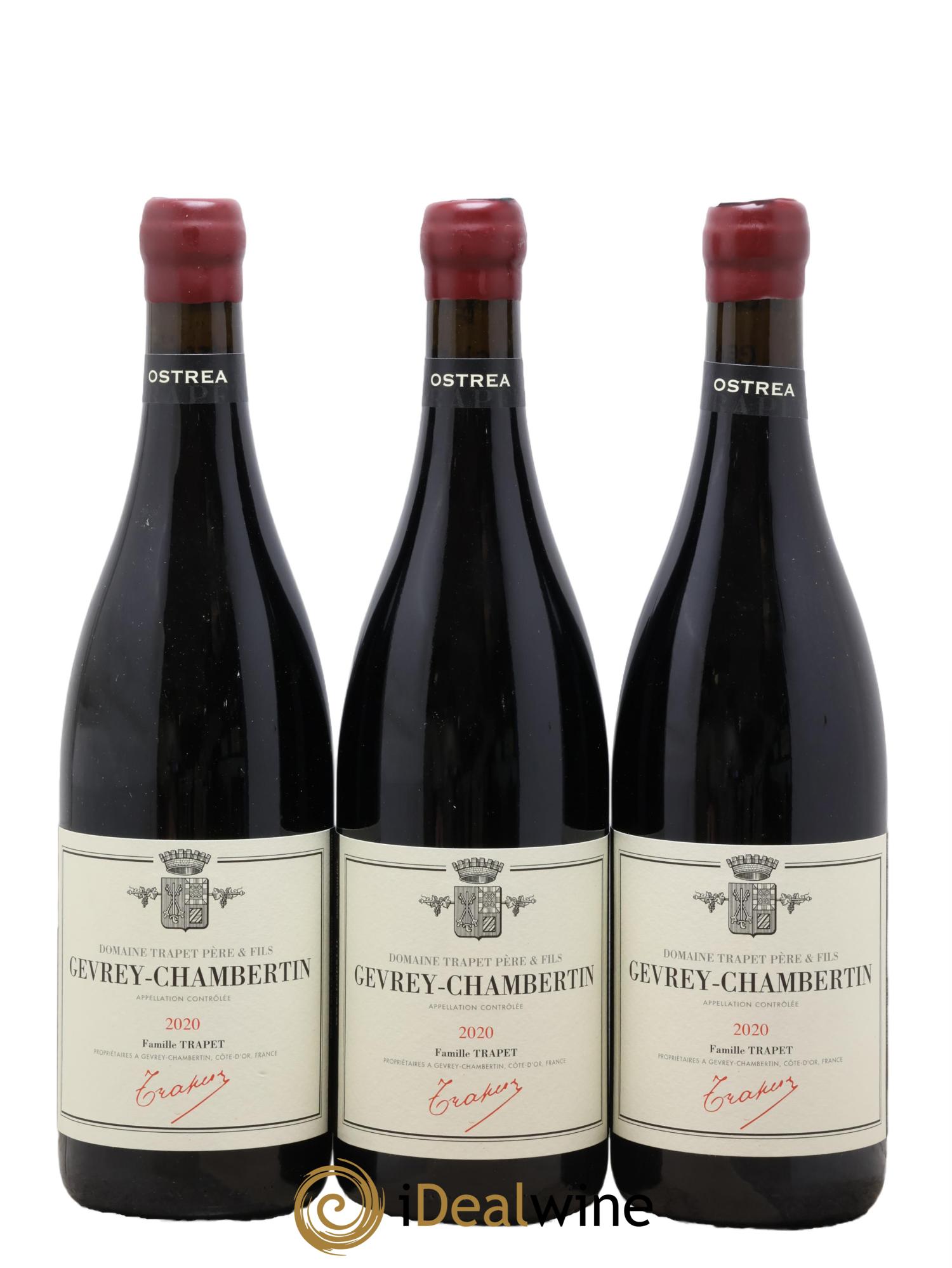 Gevrey-Chambertin Ostrea Domaine Trapet 2020 - Lotto di 3 bottiglie - 0