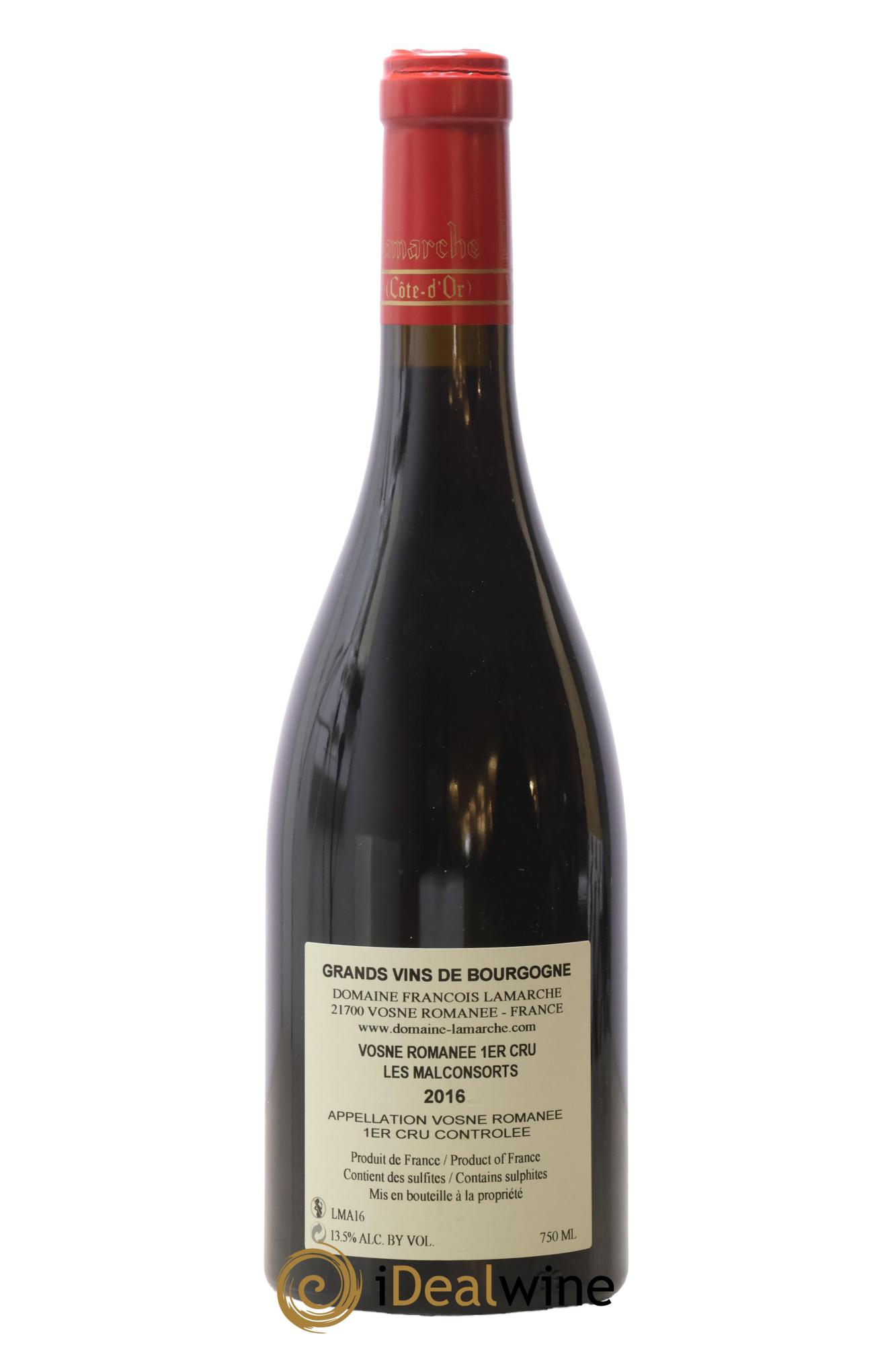 Vosne-Romanée 1er Cru Les Malconsorts Lamarche (Domaine) 2016 - Posten von 1 Flasche - 1