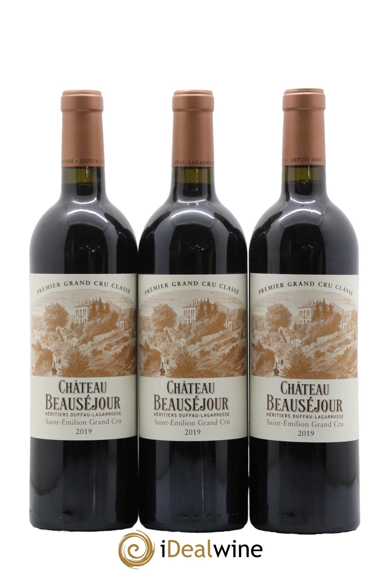 Château Beauséjour (Duffau-Lagarrosse) 1er Grand Cru Classé B 2019 - Lotto di 6 bottiglie - 2