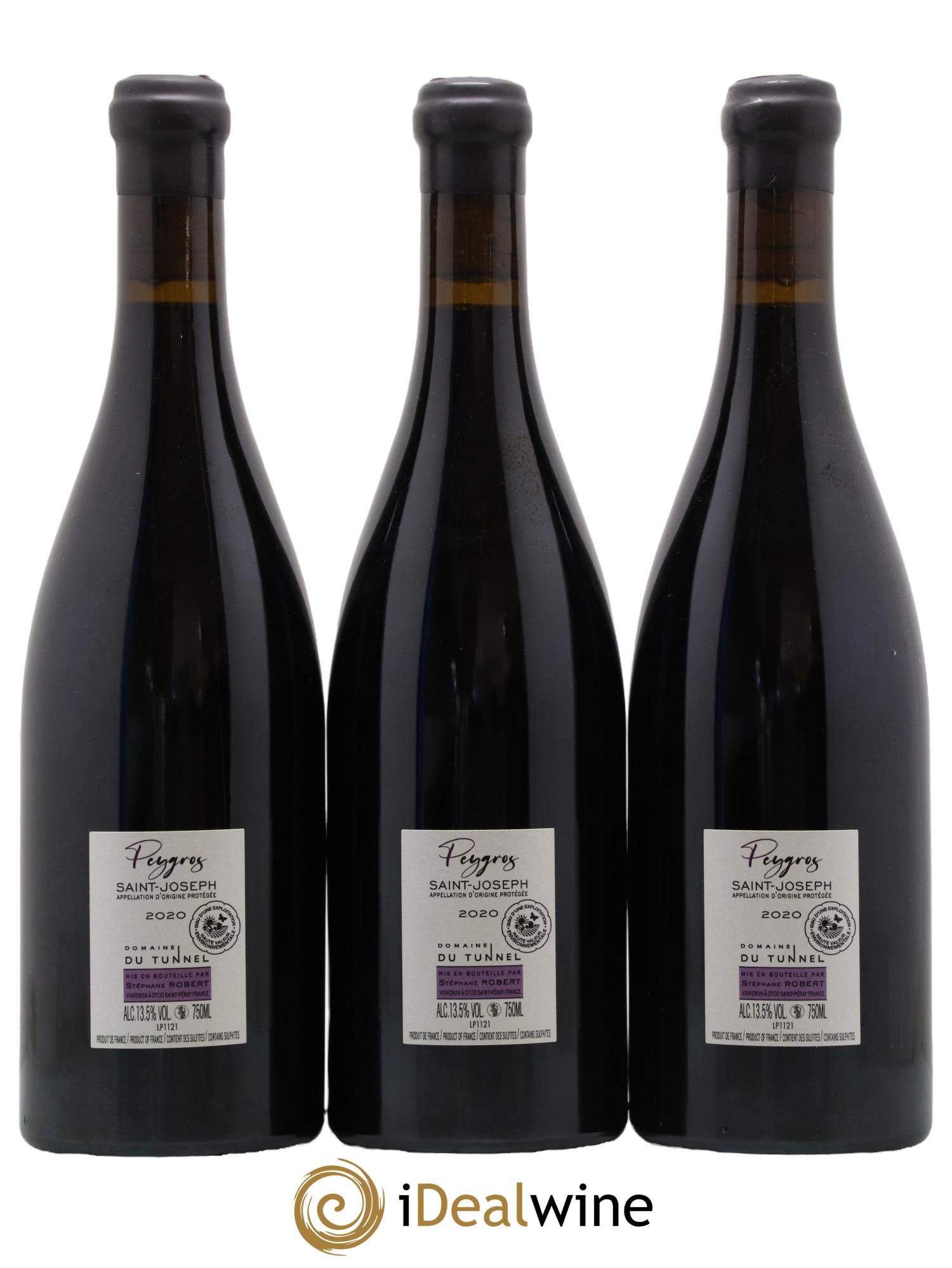 Saint-Joseph Peygros Tunnel (Domaine du)  2020 - Lot de 3 bouteilles - 1