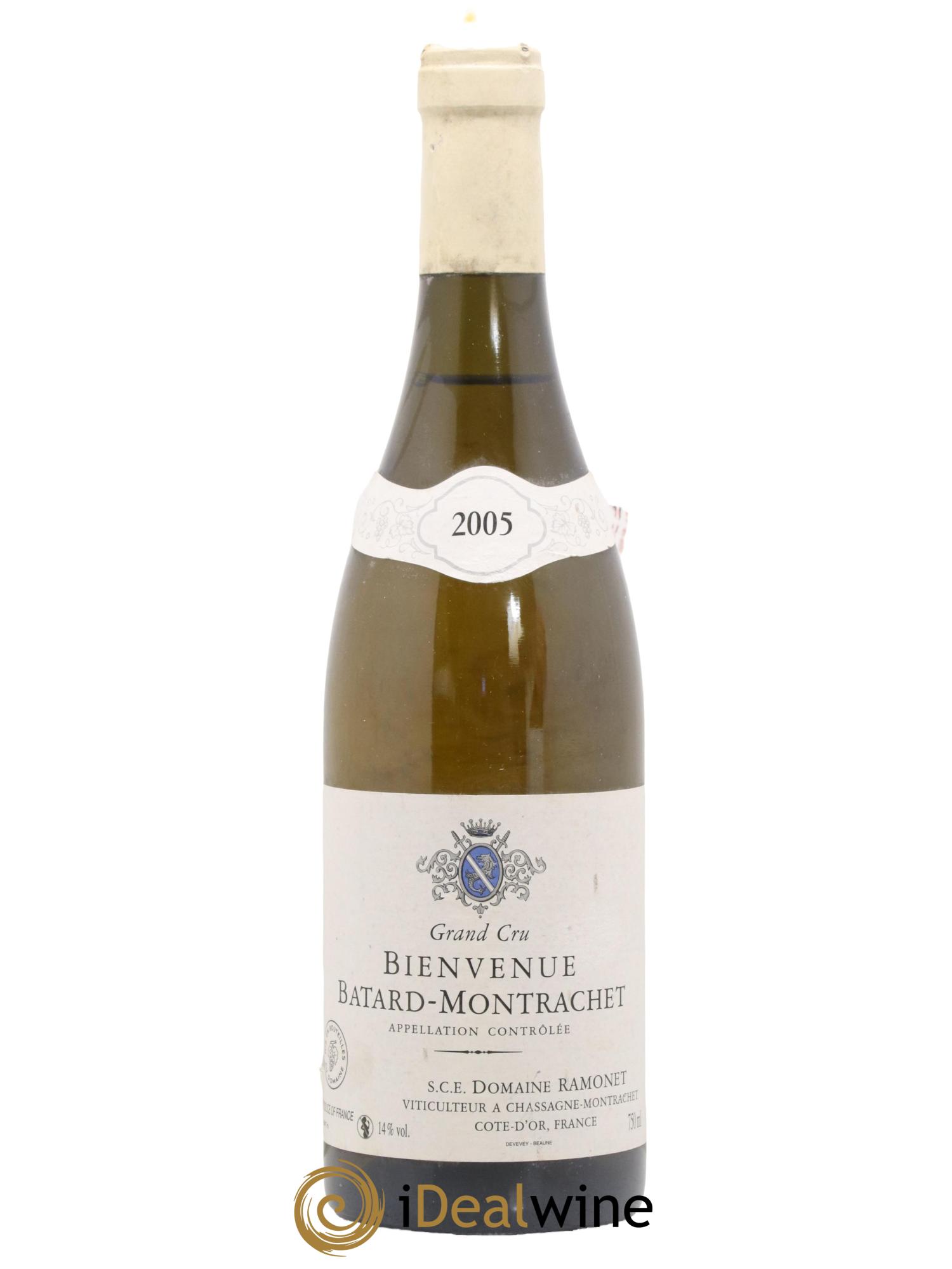 Bienvenues-Bâtard-Montrachet Grand Cru Ramonet (Domaine) 2005 - Lot de 1 bouteille - 0