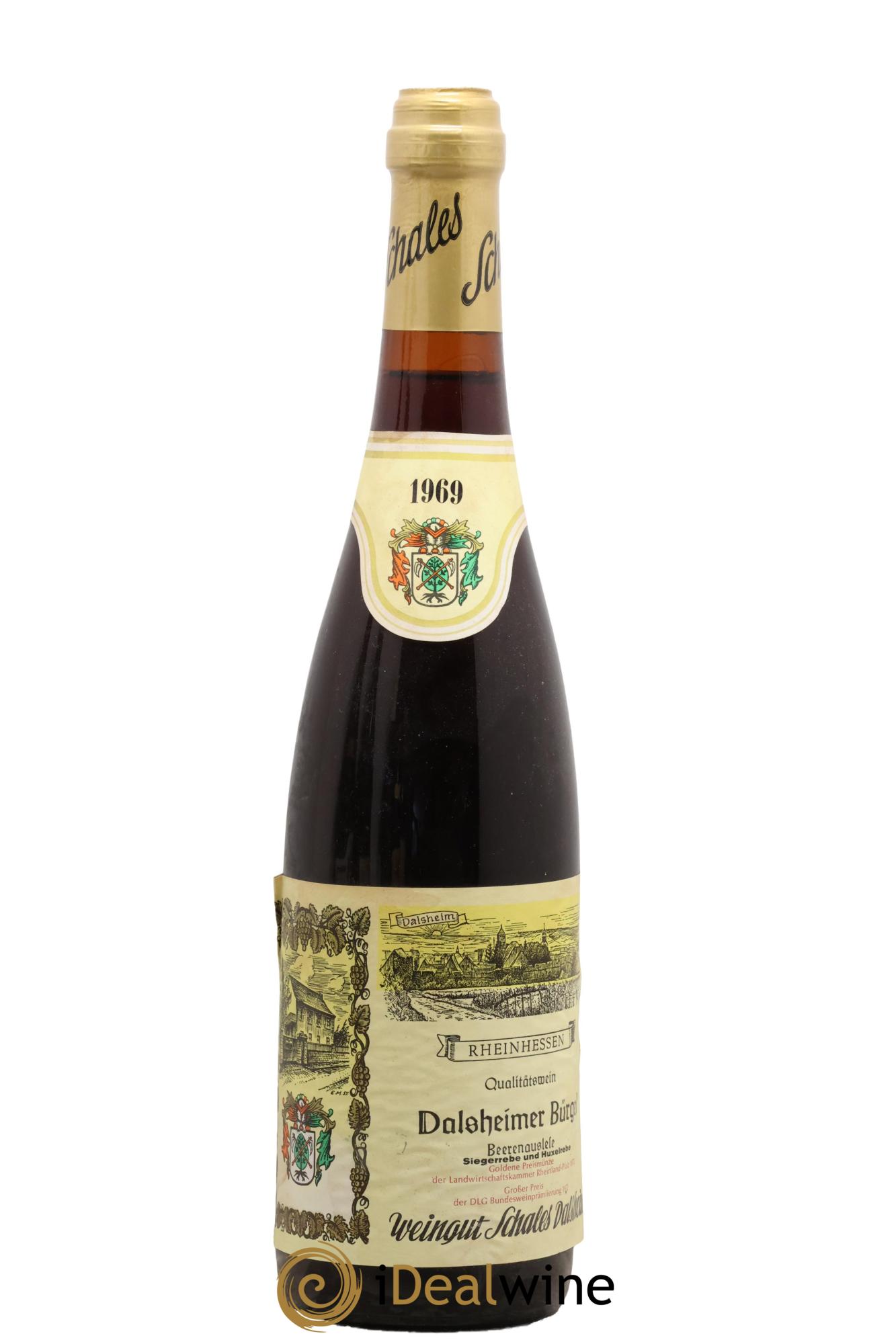 Allemagne Rheinhessen Dalsheimer Burgel Beerenauslese Weingut Schales 1969 - Lot of 1 bottle - 0