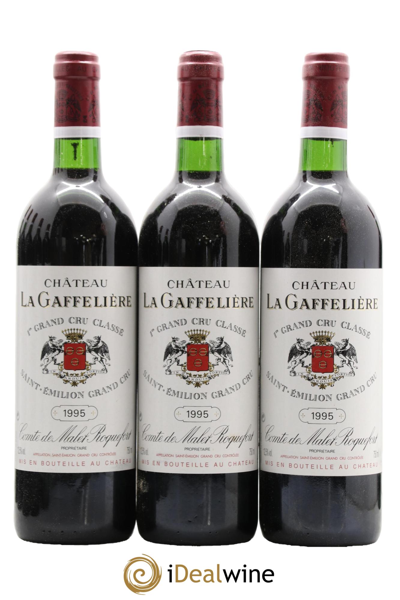 Château la Gaffelière 1er Grand Cru Classé B 1995 - Lot de 12 bouteilles - 2