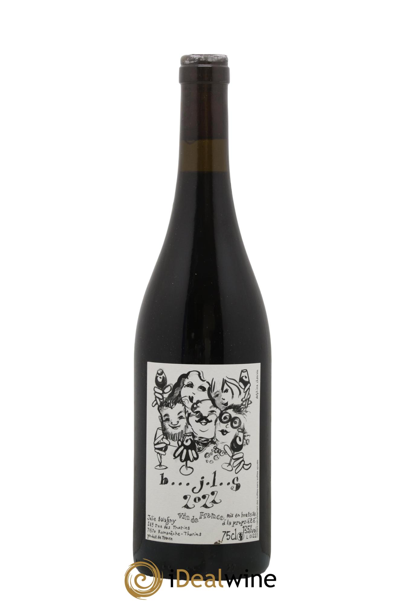Vin de France BJLS Domaine Balagny 2022 - Lot de 1 bouteille - 0
