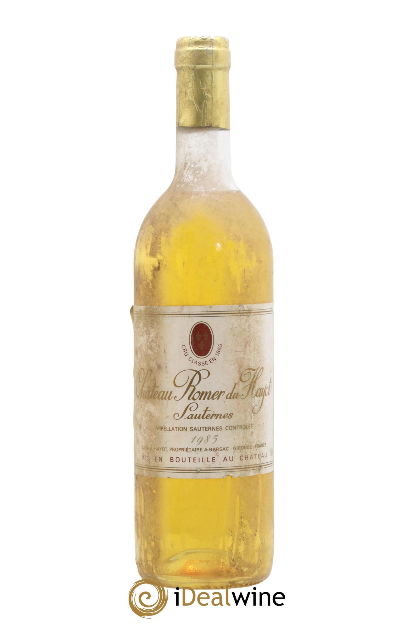 Château Romer du Hayot 2ème Grand Cru Classé 1985 - Posten von 1 Flasche - 0