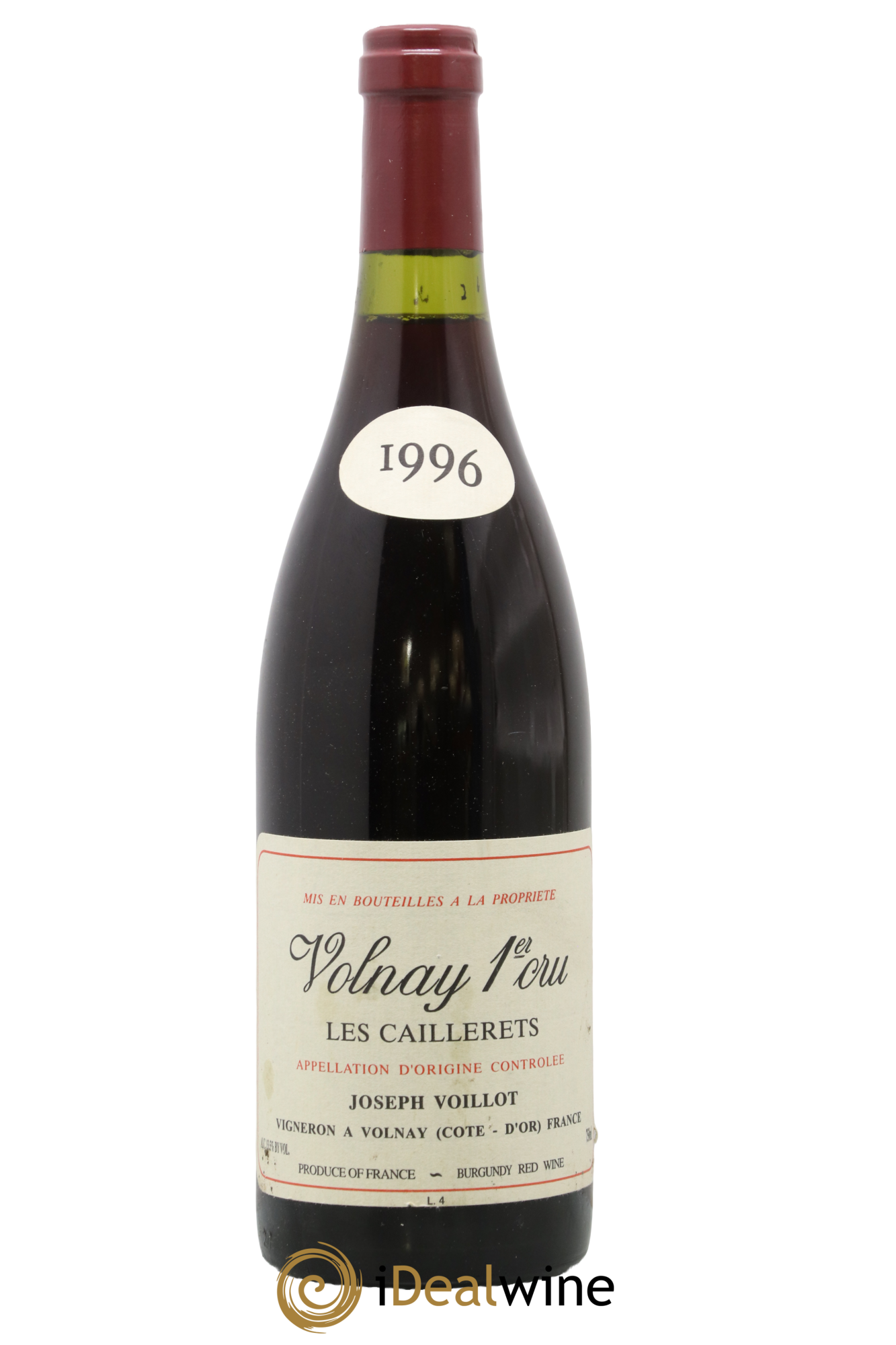 Volnay 1er Cru Les Caillerets Joseph Voillot (Domaine) 1996 - Lot de 1 bouteille - 1