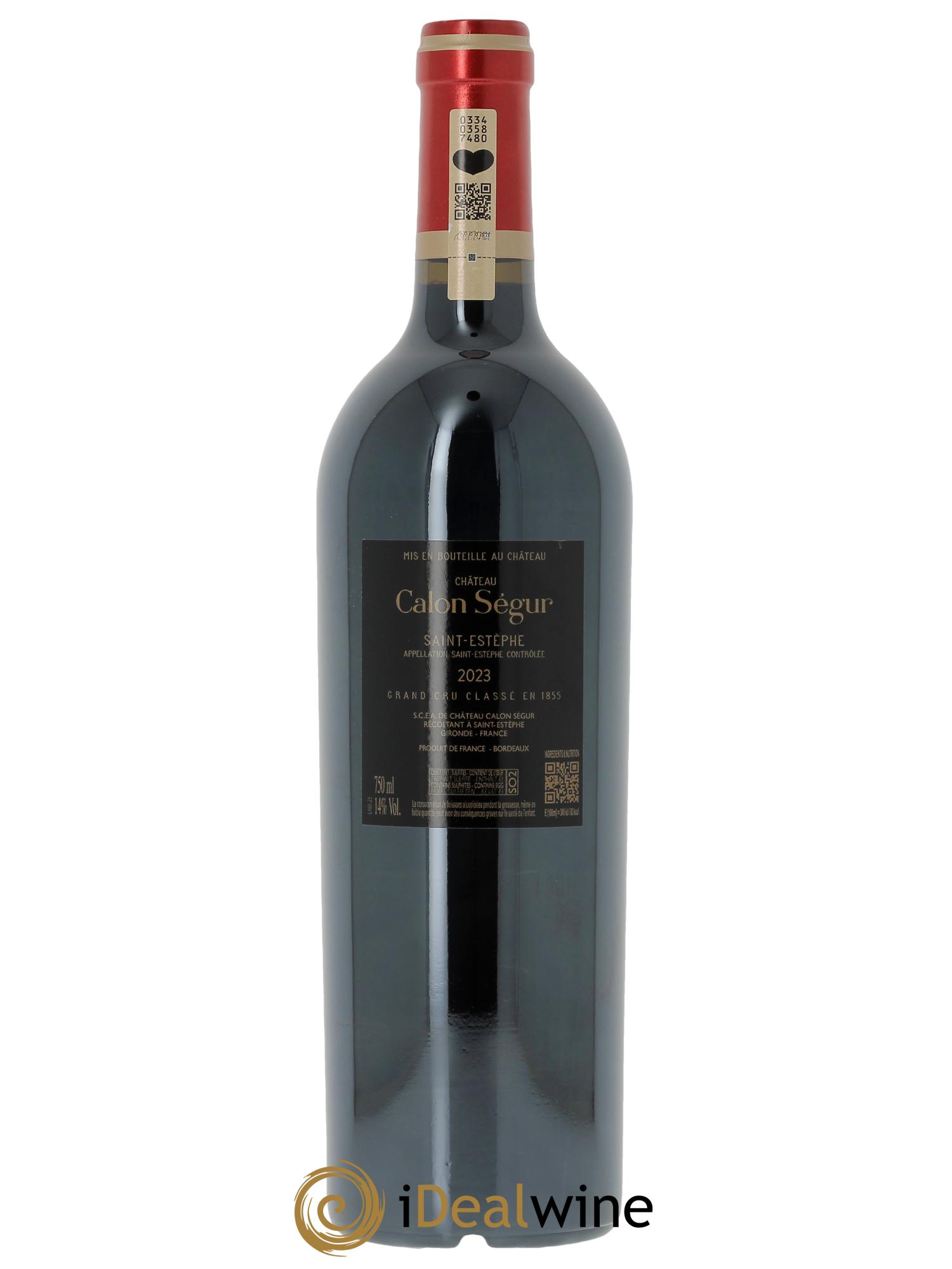 Château Calon Ségur 3ème Grand Cru Classé (OWC if 6 bts) 2023 - Lot of 1 bottle - 1