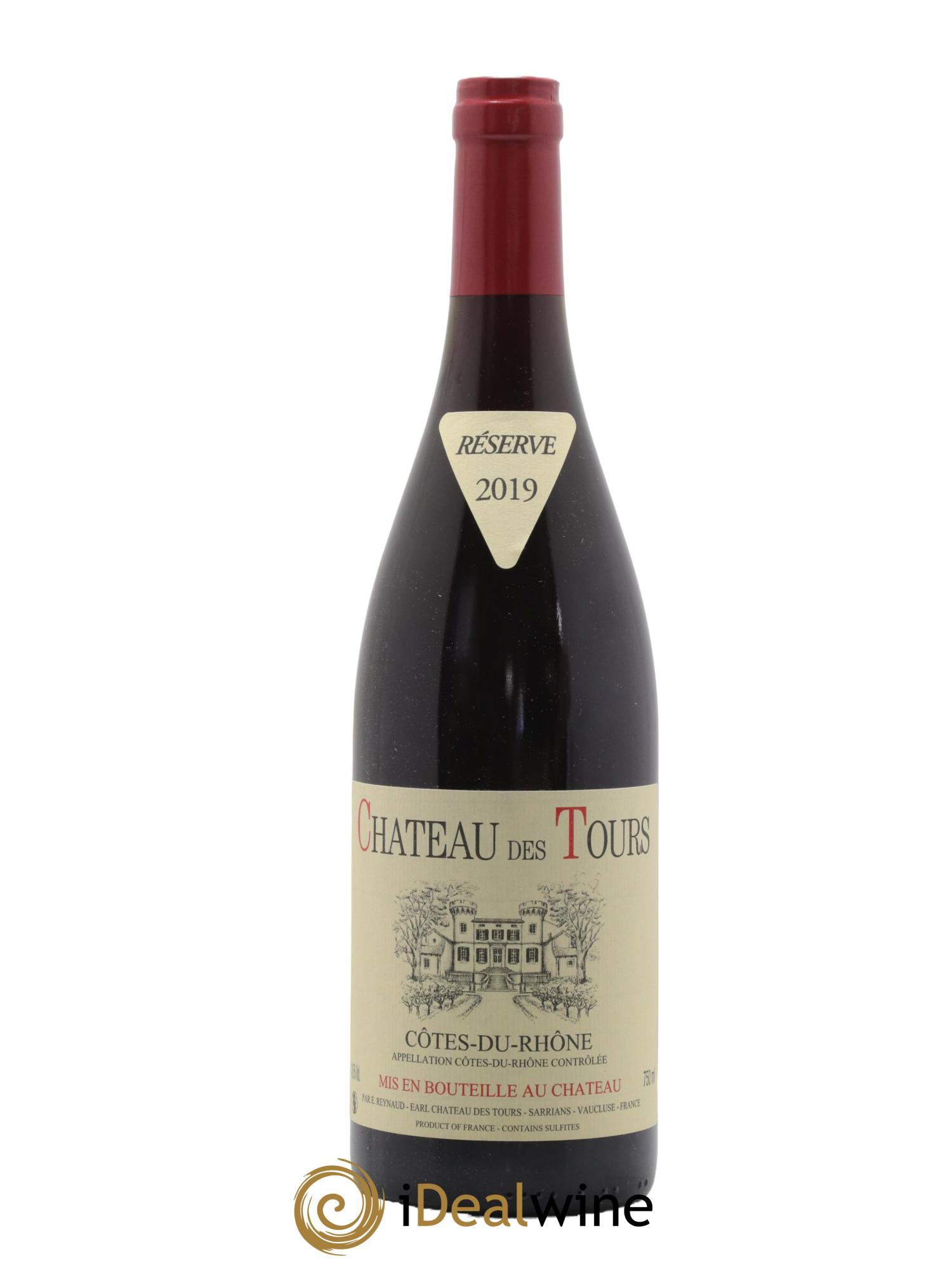 Côtes-du-Rhône Château des Tours Emmanuel Reynaud 2019 - Lot de 1 bouteille - 0
