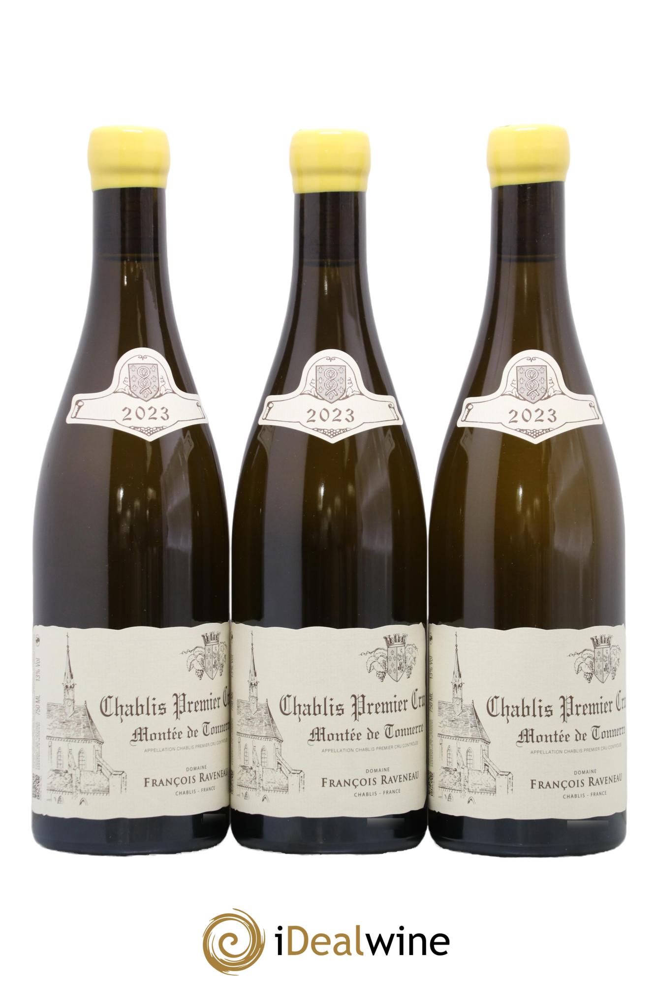 Chablis 1er Cru Montée de Tonnerre Raveneau (Domaine) 2023 - Posten von 3 Flaschen - 0