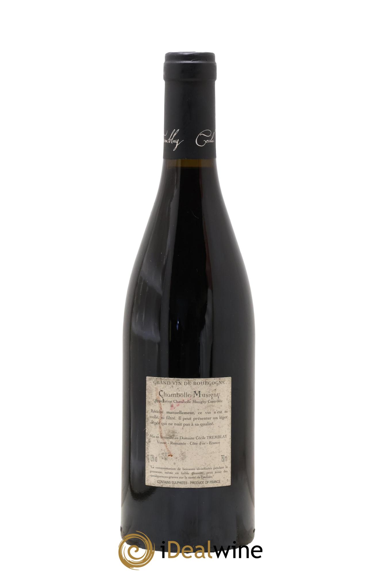 Chambolle-Musigny Les Cabottes Cécile Tremblay 2015 - Posten von 1 Flasche - 1