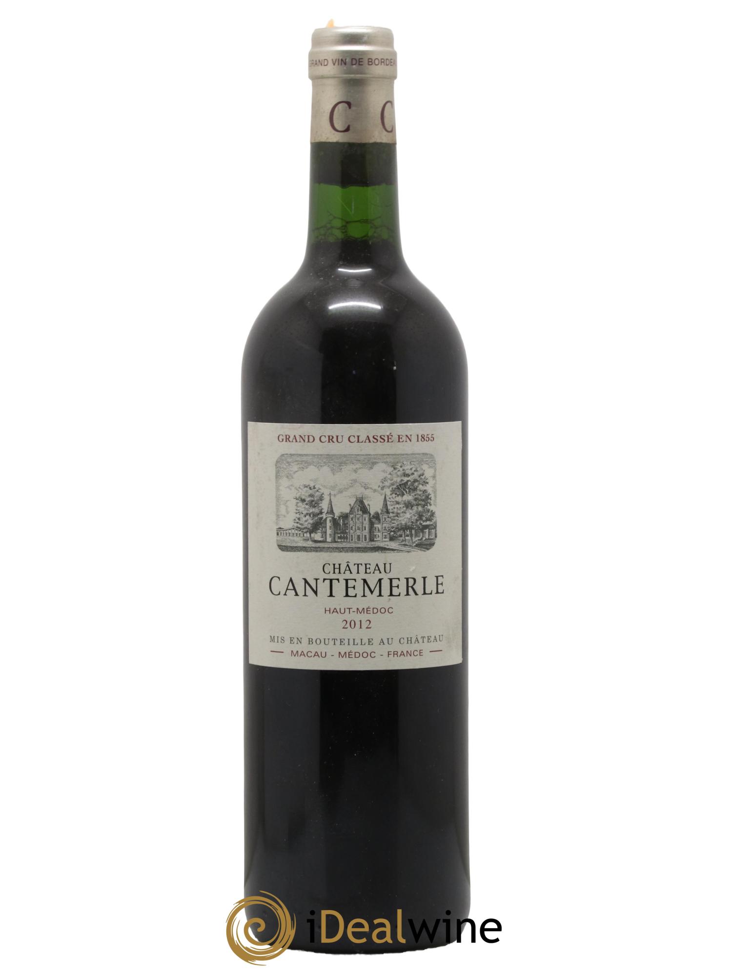 Château Cantemerle 5ème Grand Cru Classé 2012 - Lot de 1 bouteille - 0