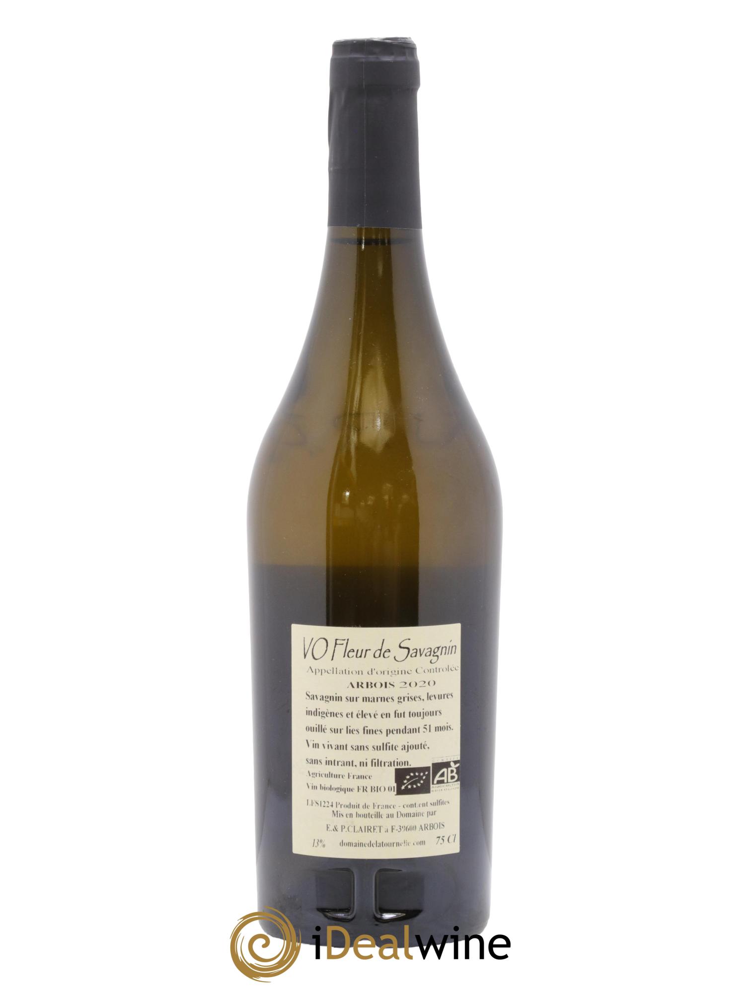Arbois Fleur De Savagnin Domaine de la Tournelle VO 2020 - Lotto di 1 bottiglia - 1