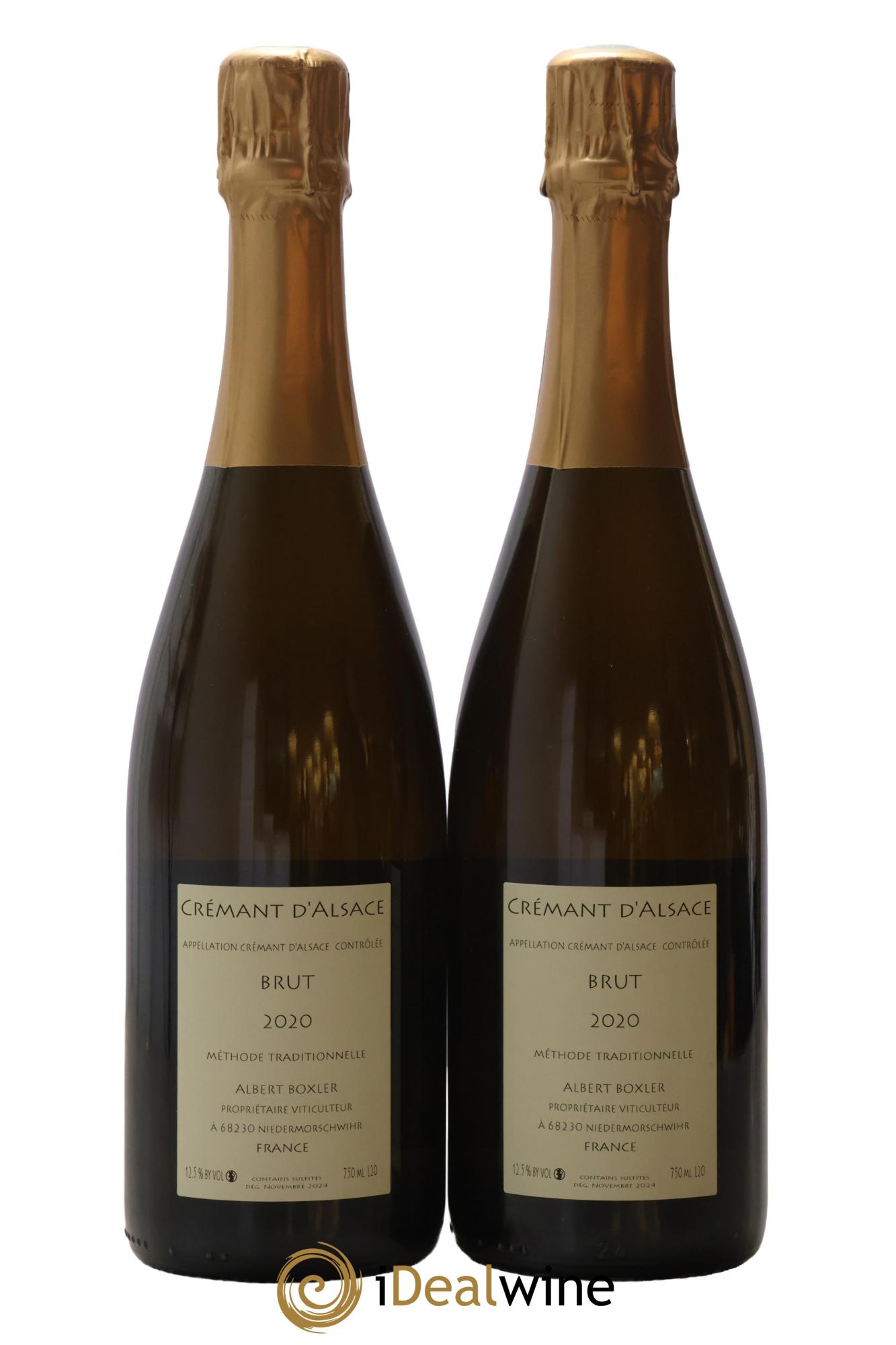 Crémant d'Alsace Albert Boxler 2020 - Lotto di 2 bottiglie - 1