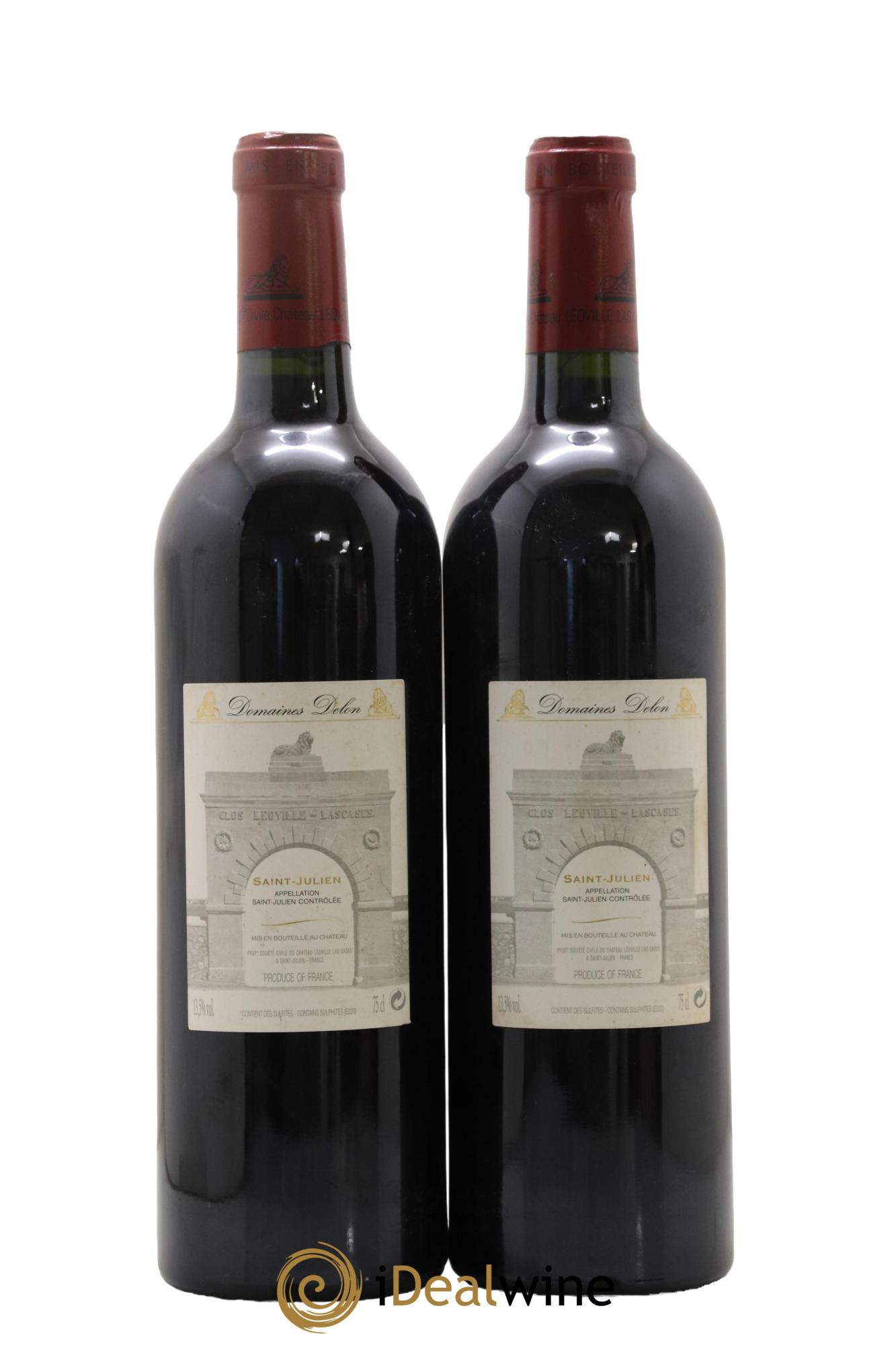 Château Léoville Las Cases 2ème Grand Cru Classé 2008 - Lot of 2 bottles - 1