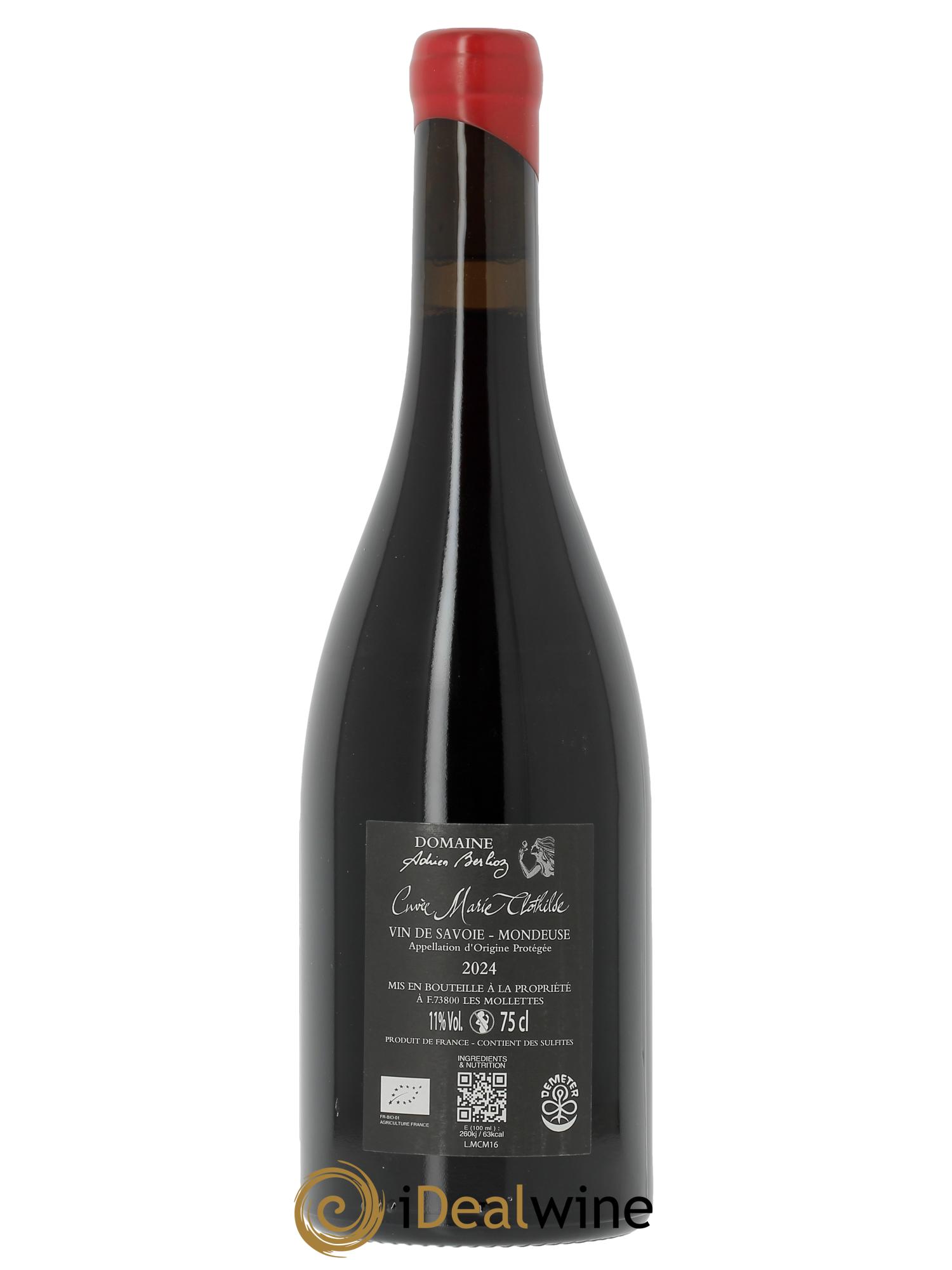 Vin de Savoie Cuvée Marie Clothilde Adrien Berlioz  2024 - Lotto di 1 bottiglia - 1
