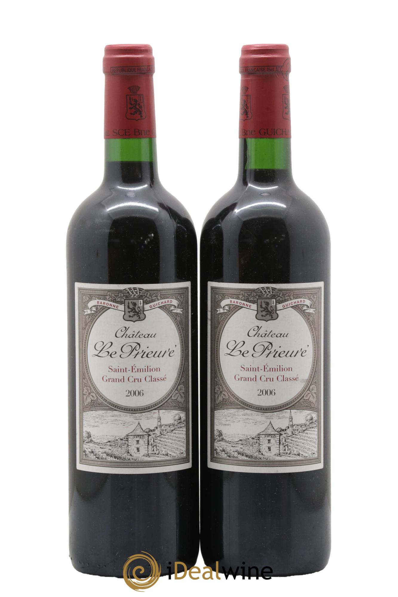 Château le Prieuré Grand Cru Classé 2006 - Lot de 2 bouteilles - 0