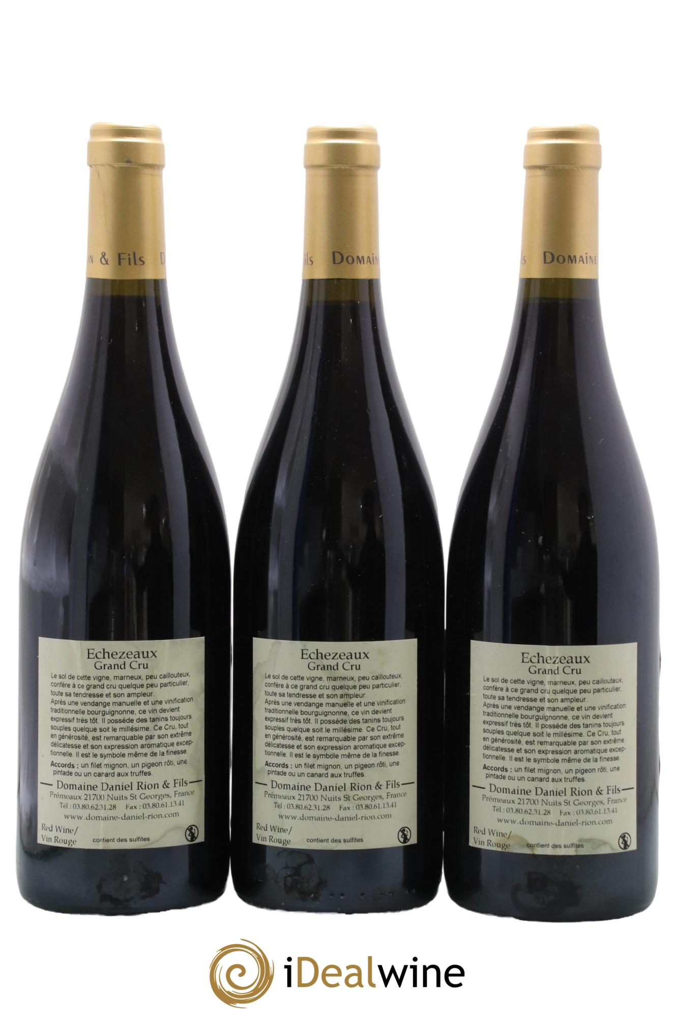 Echezeaux Grand Cru Daniel Rion 2009 - Posten von 3 Flaschen - 1