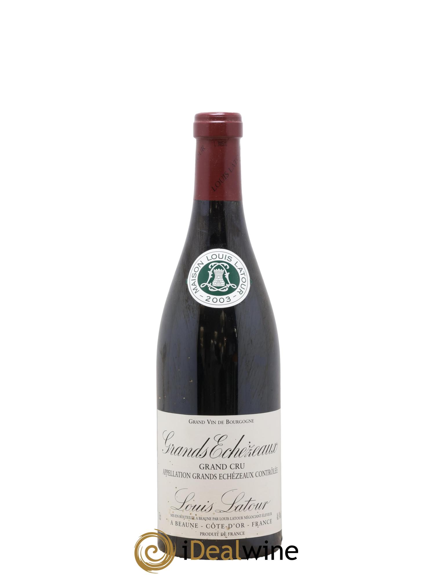 Grands-Echezeaux Grand Cru Louis Latour 2003 - Lot de 1 bouteille - 0