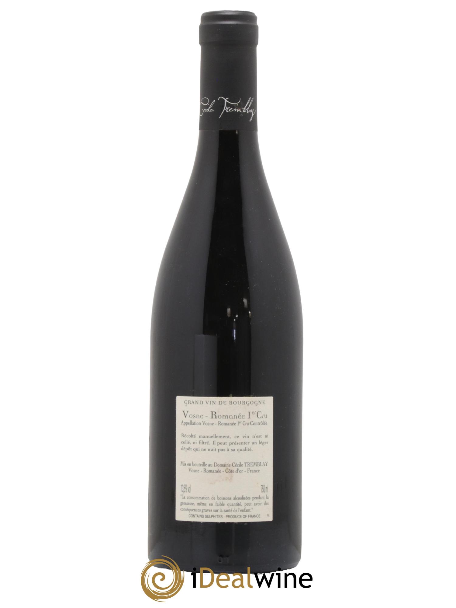 Vosne-Romanée 1er Cru Les Beaumonts (ou Beaux Monts) Cécile Tremblay 2020 - Lot of 1 bottle - 1