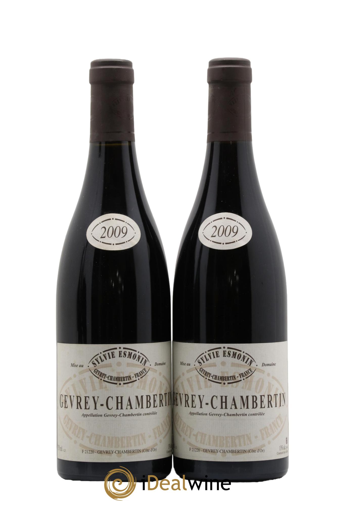 Gevrey-Chambertin Sylvie Esmonin 2009 - Lot de 2 bouteilles - 0