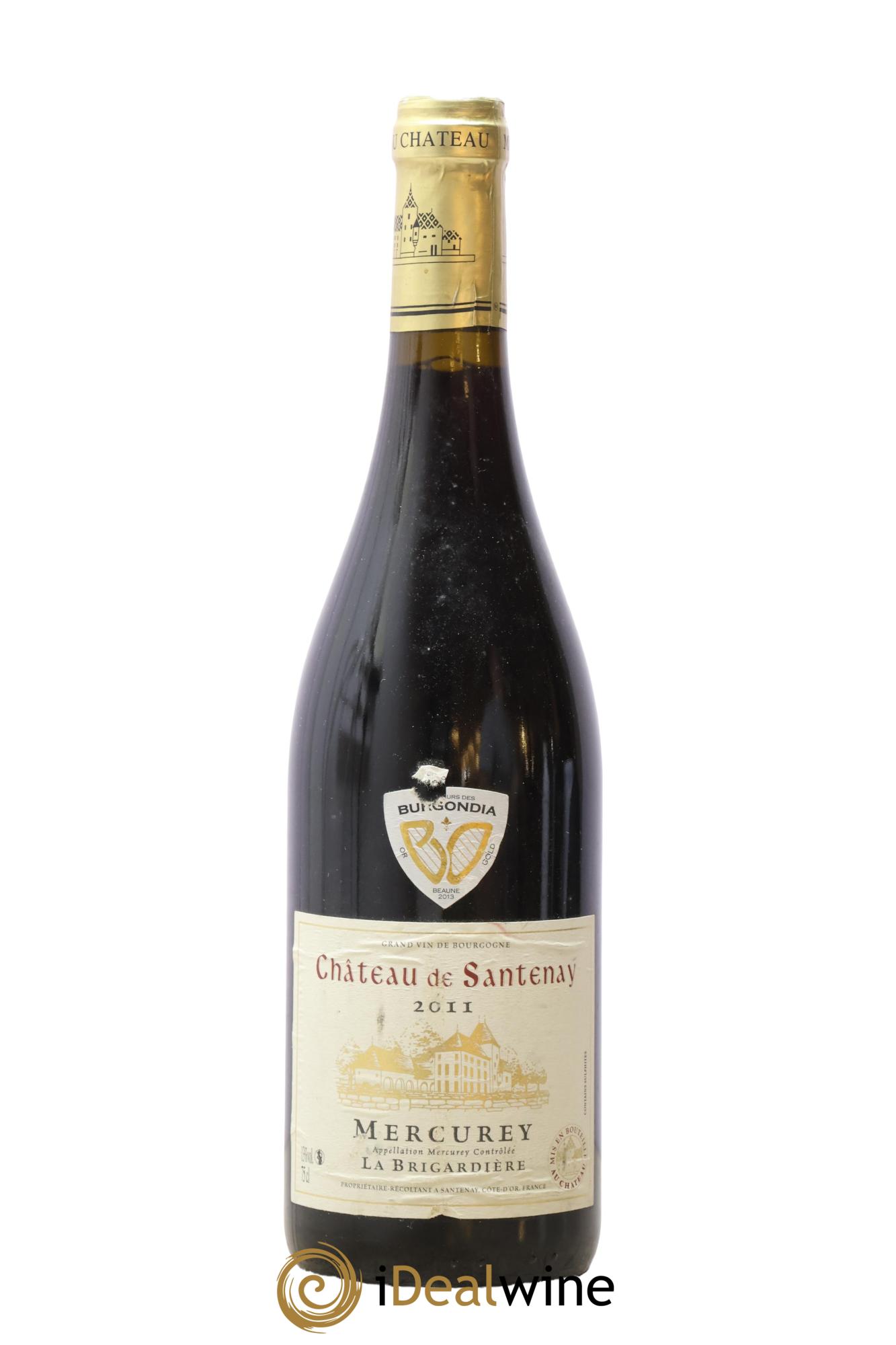 Mercurey La Brigardière Chateau de Santenay 2011 - Lot de 1 bouteille - 0