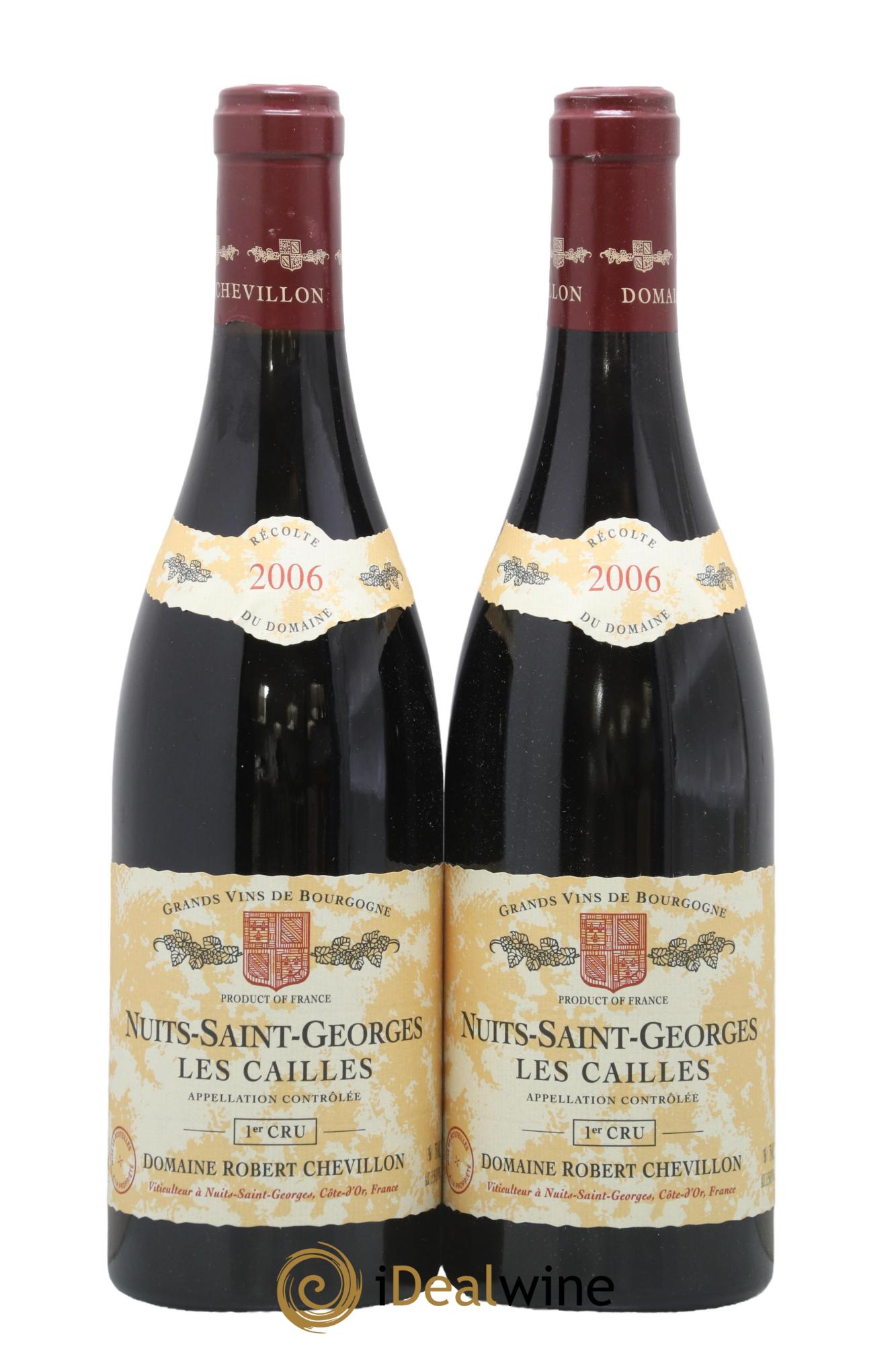 Nuits-Saint-Georges 1er Cru Les Cailles Robert Chevillon 2006 - Lotto di 2 bottiglie - 0