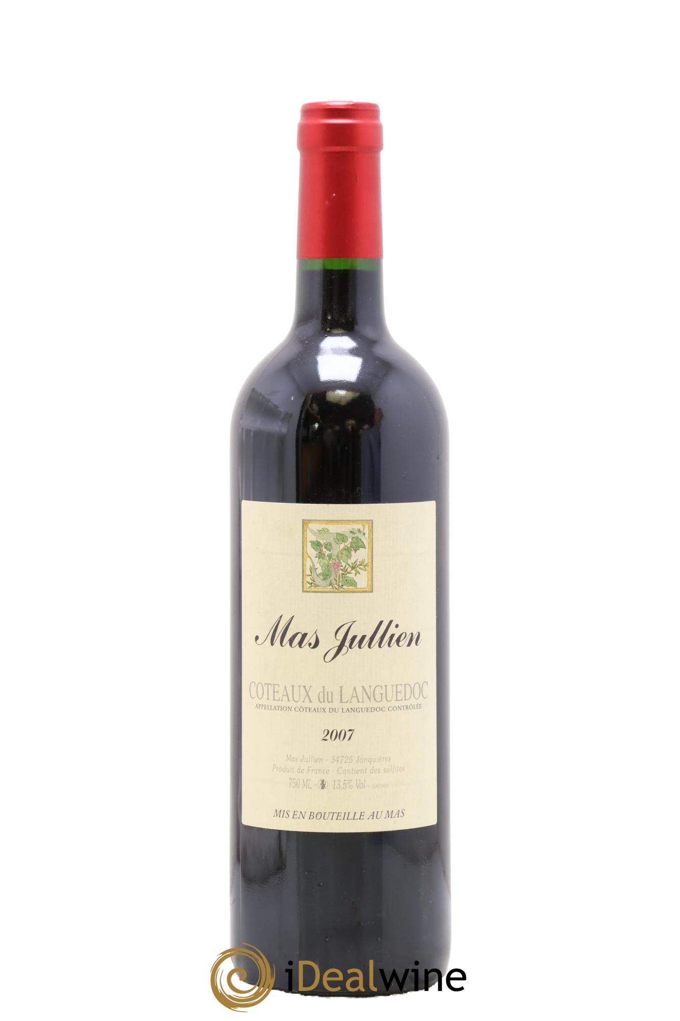 Terrasses du Larzac Mas Jullien Olivier Jullien 2007 - Lot de 1 bouteille - 0
