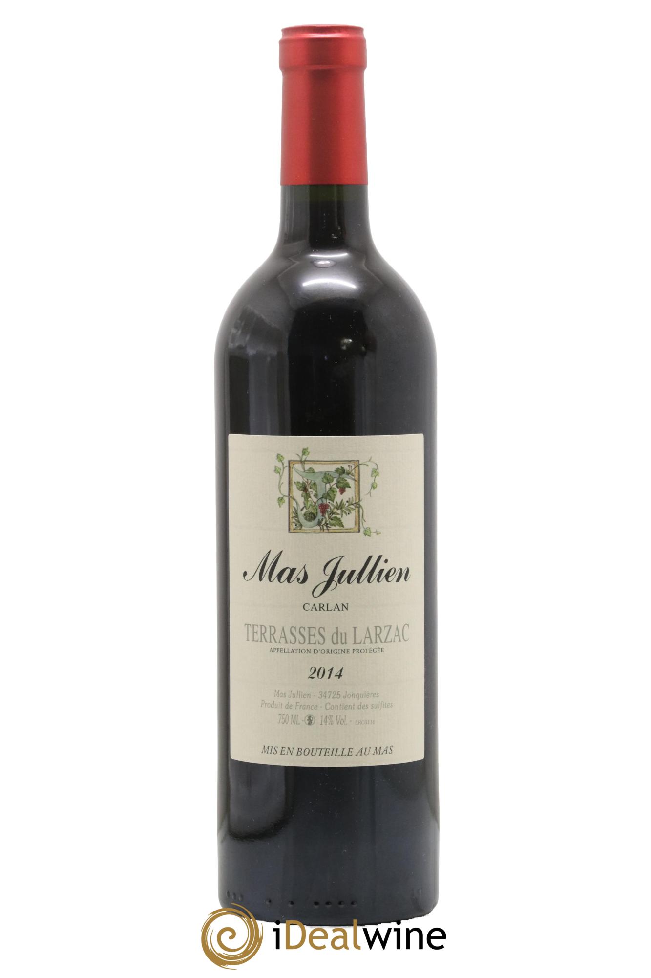 Coteaux du Languedoc - Terrasses du Larzac Mas Jullien Carlan Olivier Jullien 2014 - Lot of 1 bottle - 0