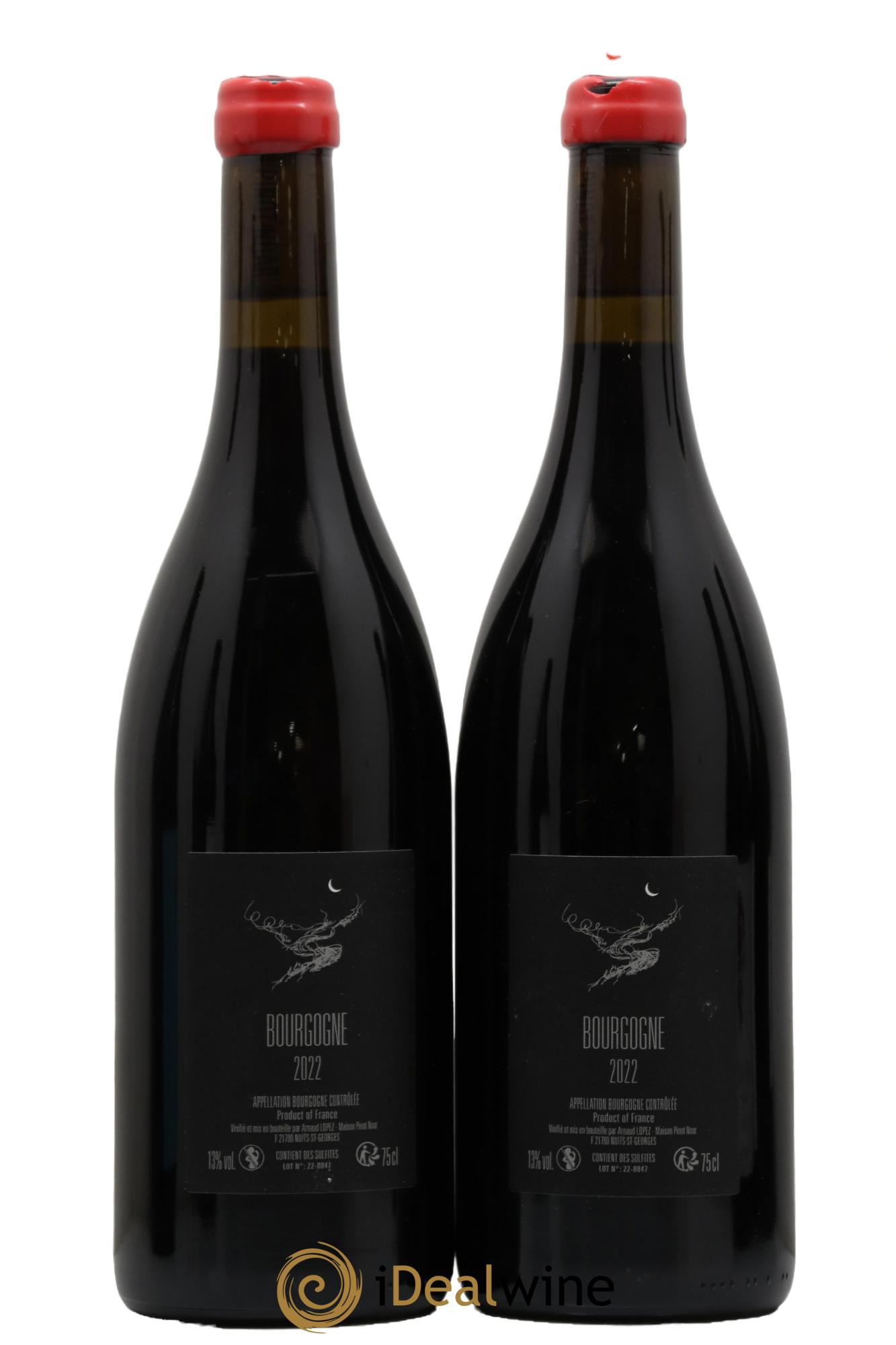 Bourgogne Lazaro Arnaud Lopez 2022 - Lot de 2 bouteilles - 1