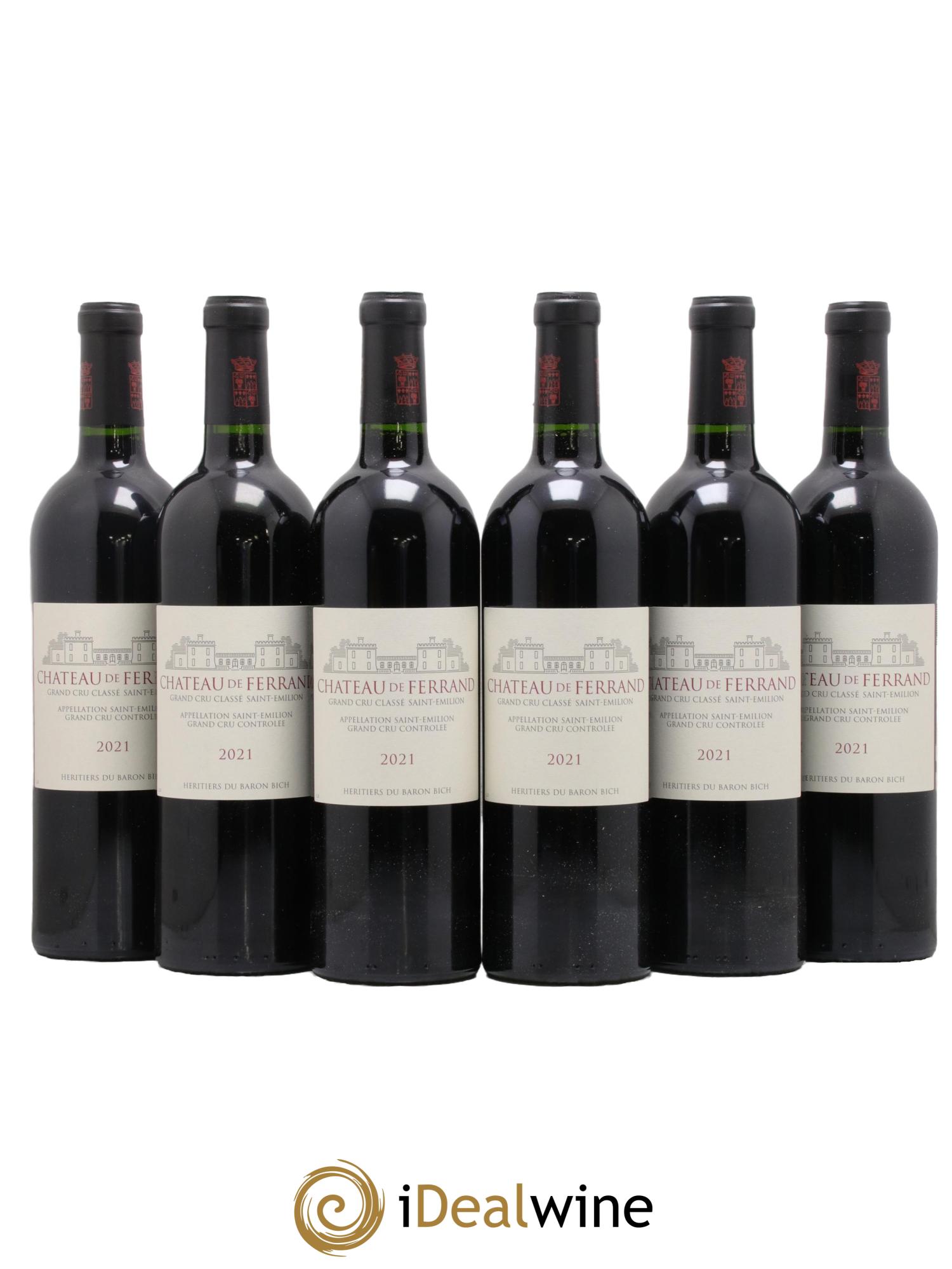 Château de Ferrand Grand Cru Classé 2021 - Lot of 6 bottles - 0