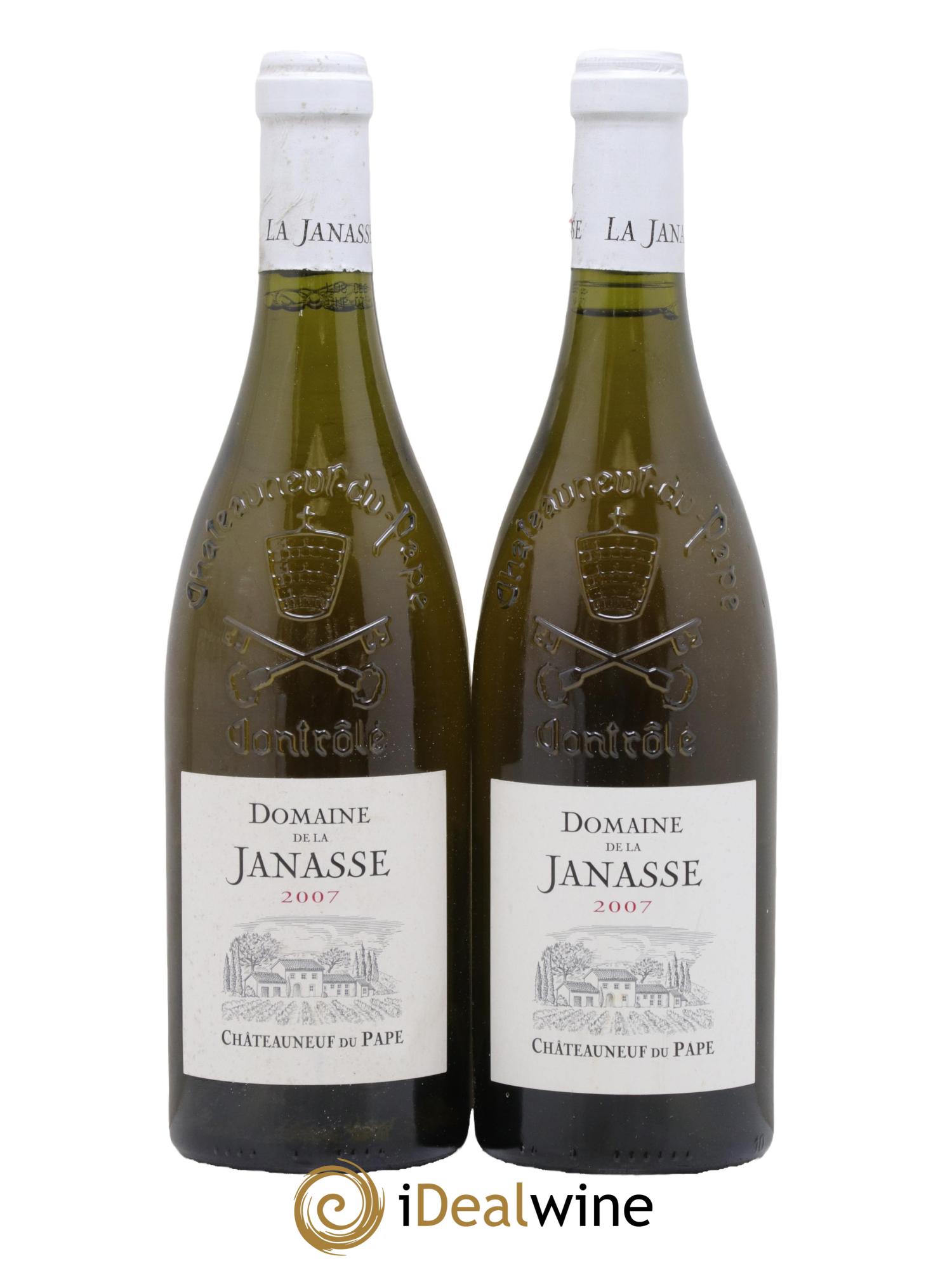 Châteauneuf-du-Pape La Janasse (Domaine de) 2007 - Lot de 2 bouteilles - 0