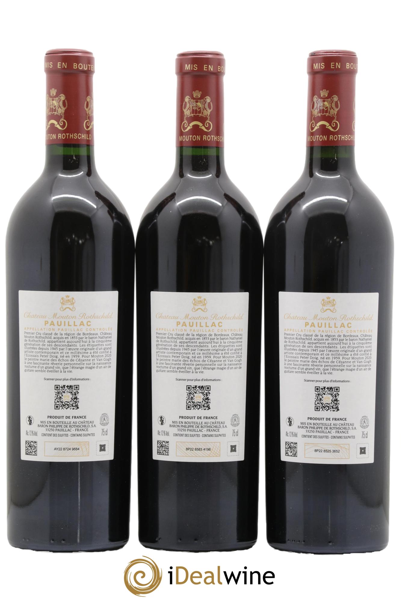 Château Mouton Rothschild 1er Grand Cru Classé 2020 - Posten von 6 Flaschen - 2
