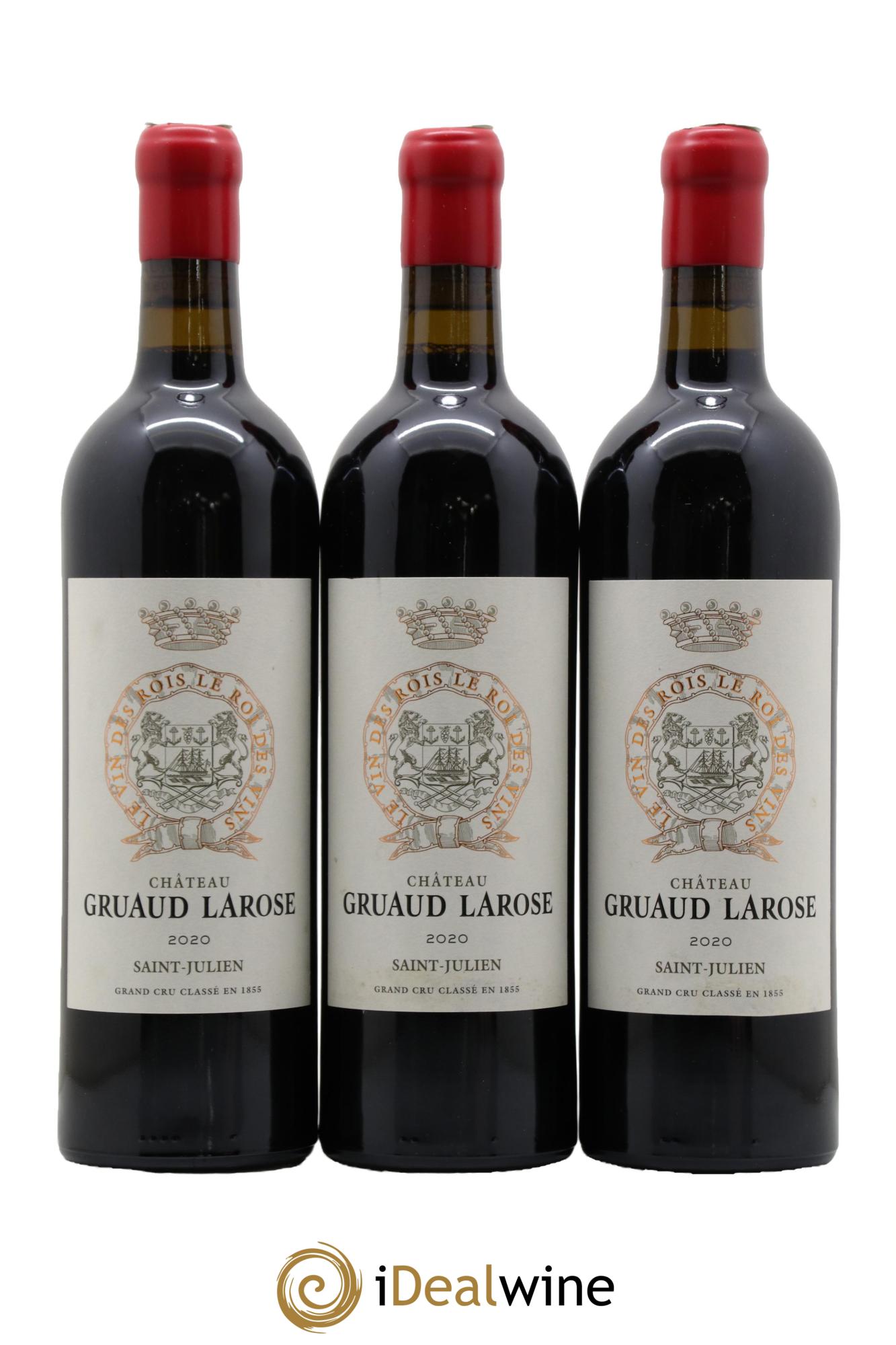 Château Gruaud Larose 2ème Grand Cru Classé 2020 - Lot de 3 bouteilles - 0