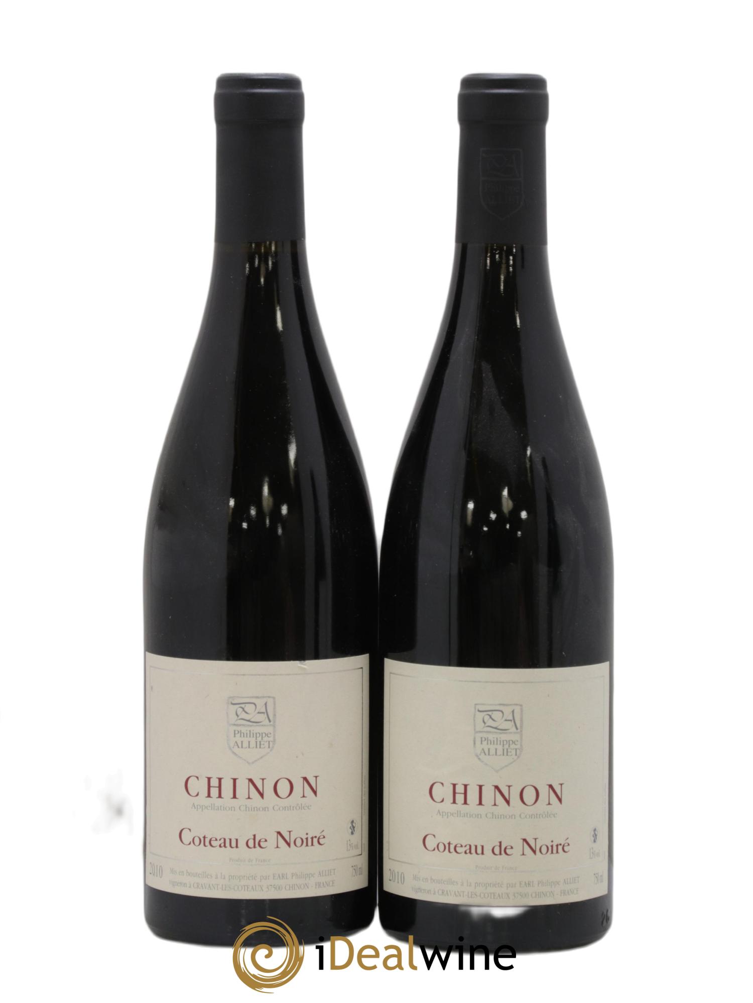 Chinon Coteau de Noiré Philippe Alliet 2010 - Lot de 2 bouteilles - 0