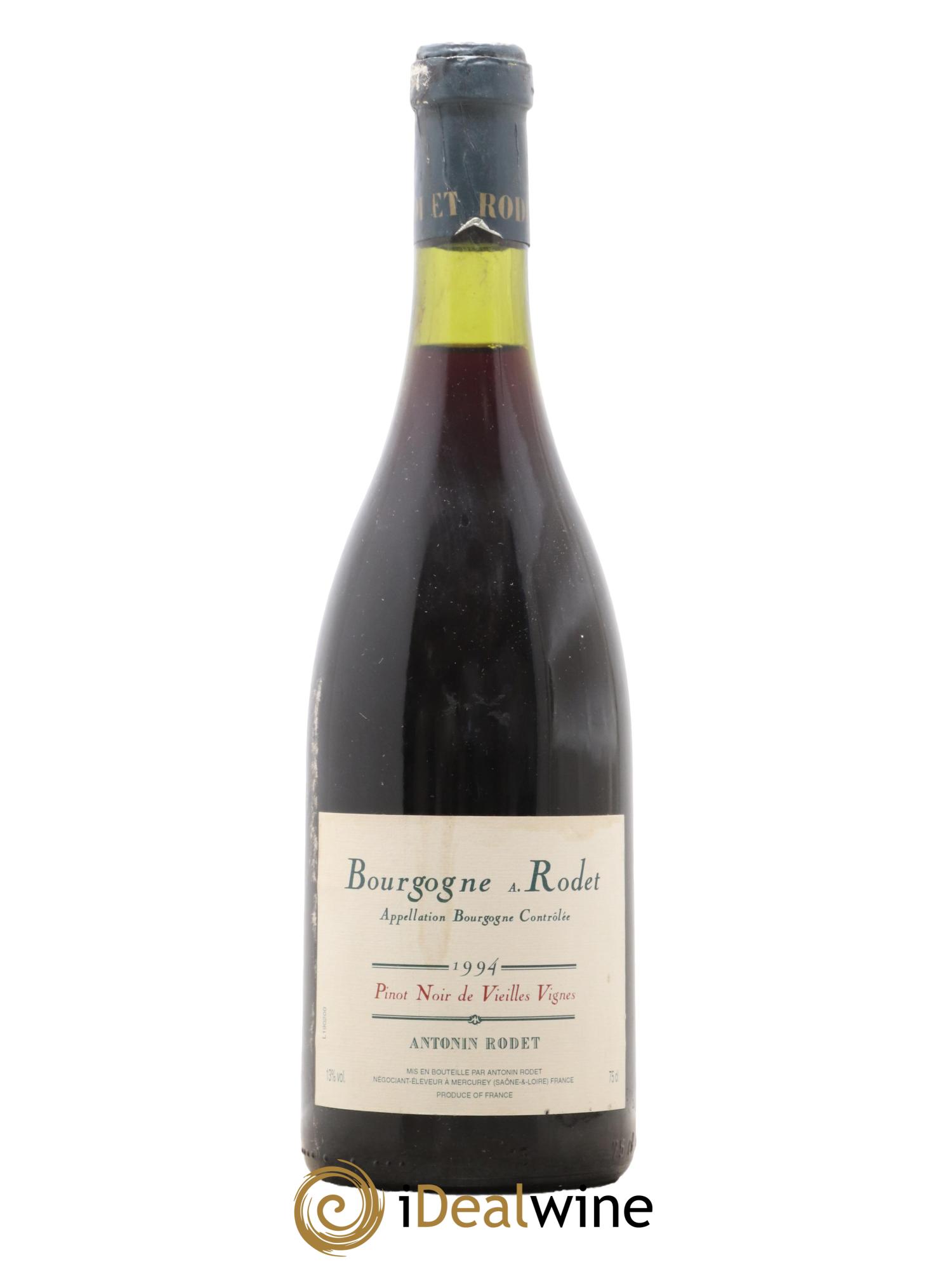 Bourgogne Vieilles Vignes Antonin Rodet 1994 - Lot de 1 bouteille - 0