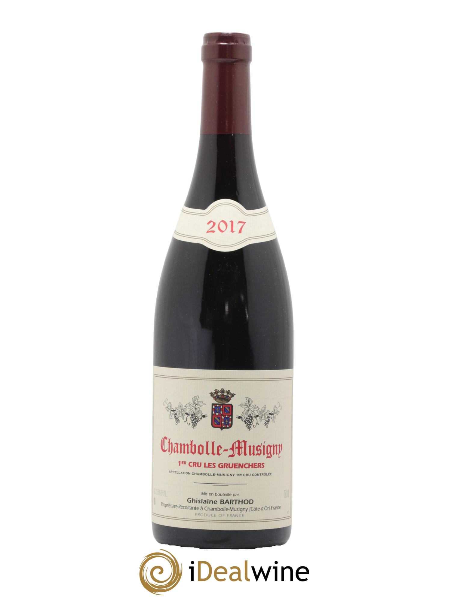Chambolle-Musigny 1er Cru Les Gruenchers Ghislaine Barthod 2017 - Lot de 1 bouteille - 0