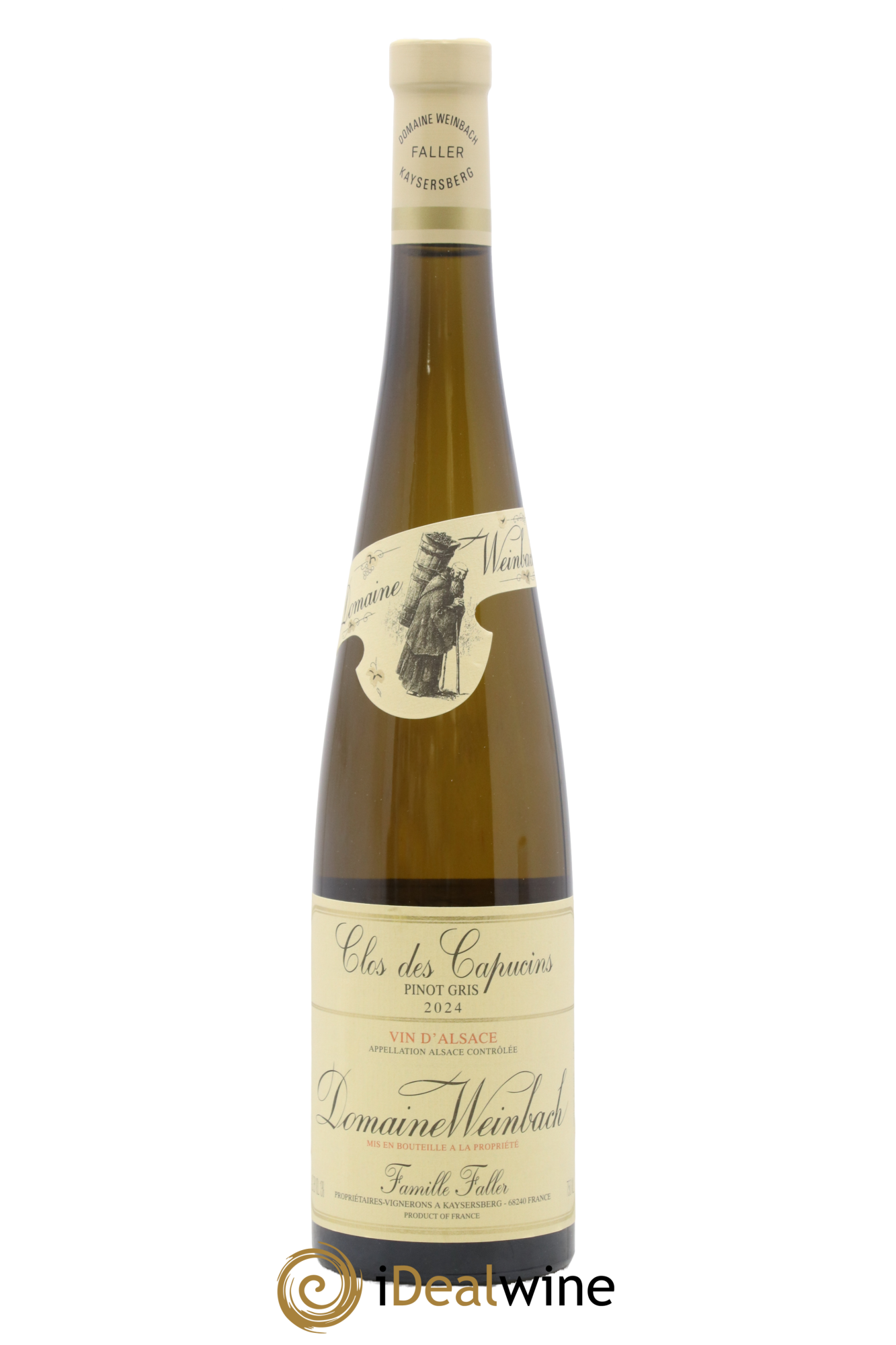 Alsace Pinot Gris Clos des Capucins Weinbach (Domaine) 2024 - Lot de 1 bouteille - 0