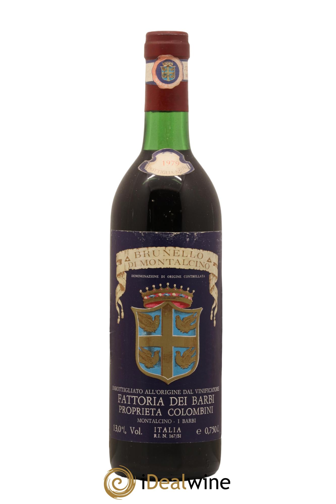 Brunello di Montalcino Barbi 1979 - Lot de 1 bouteille - 0