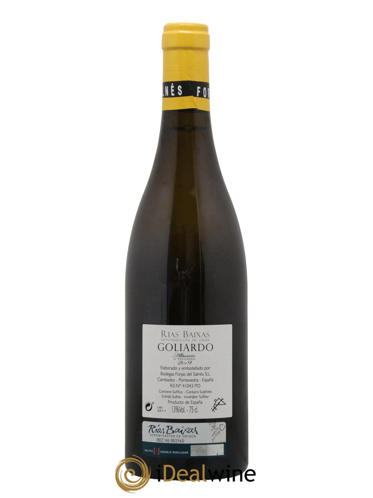 Rias Baixas Goliardo Albarino Forjas Del Salnes 2019 - Lot de 1 bouteille - 1